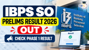 IBPS SO Prelims Result 2026