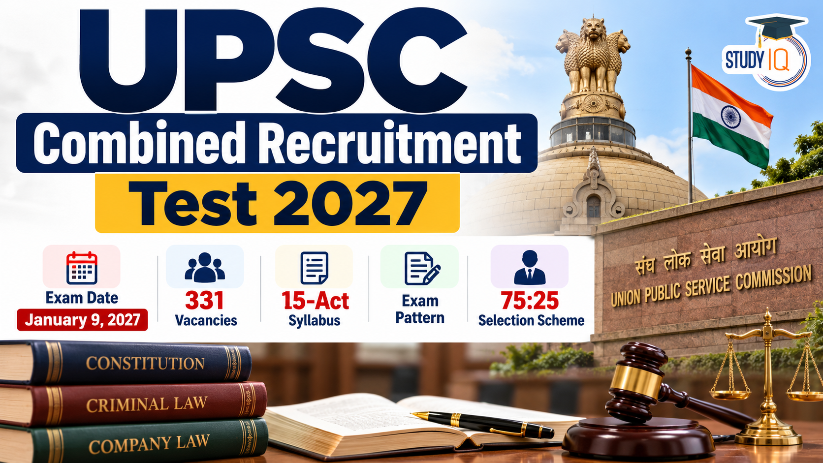 UPSC Combined Recruitment Test 2027