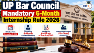 UP Bar Council Mandatory 6-Month Internship Rule 2026