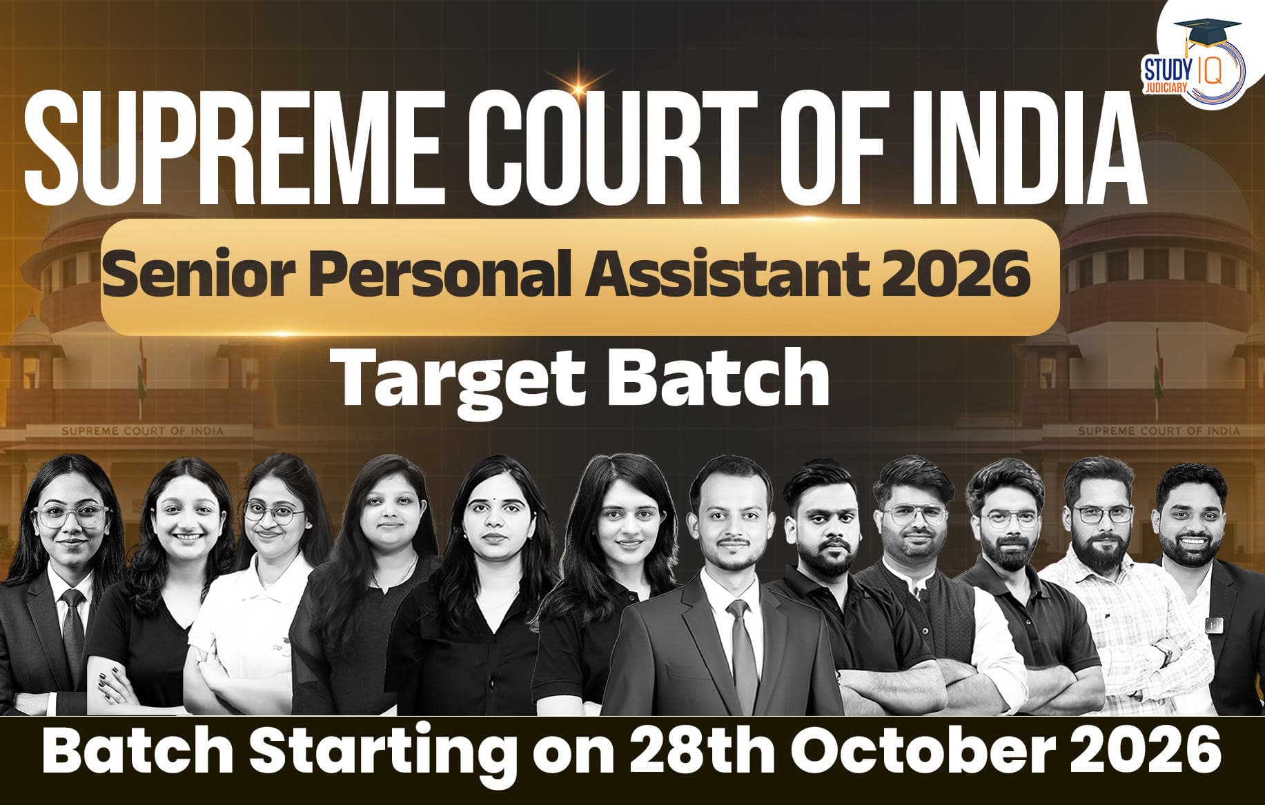 Supreme Court Of India Senior Personal Assistant 2026 Target Batch