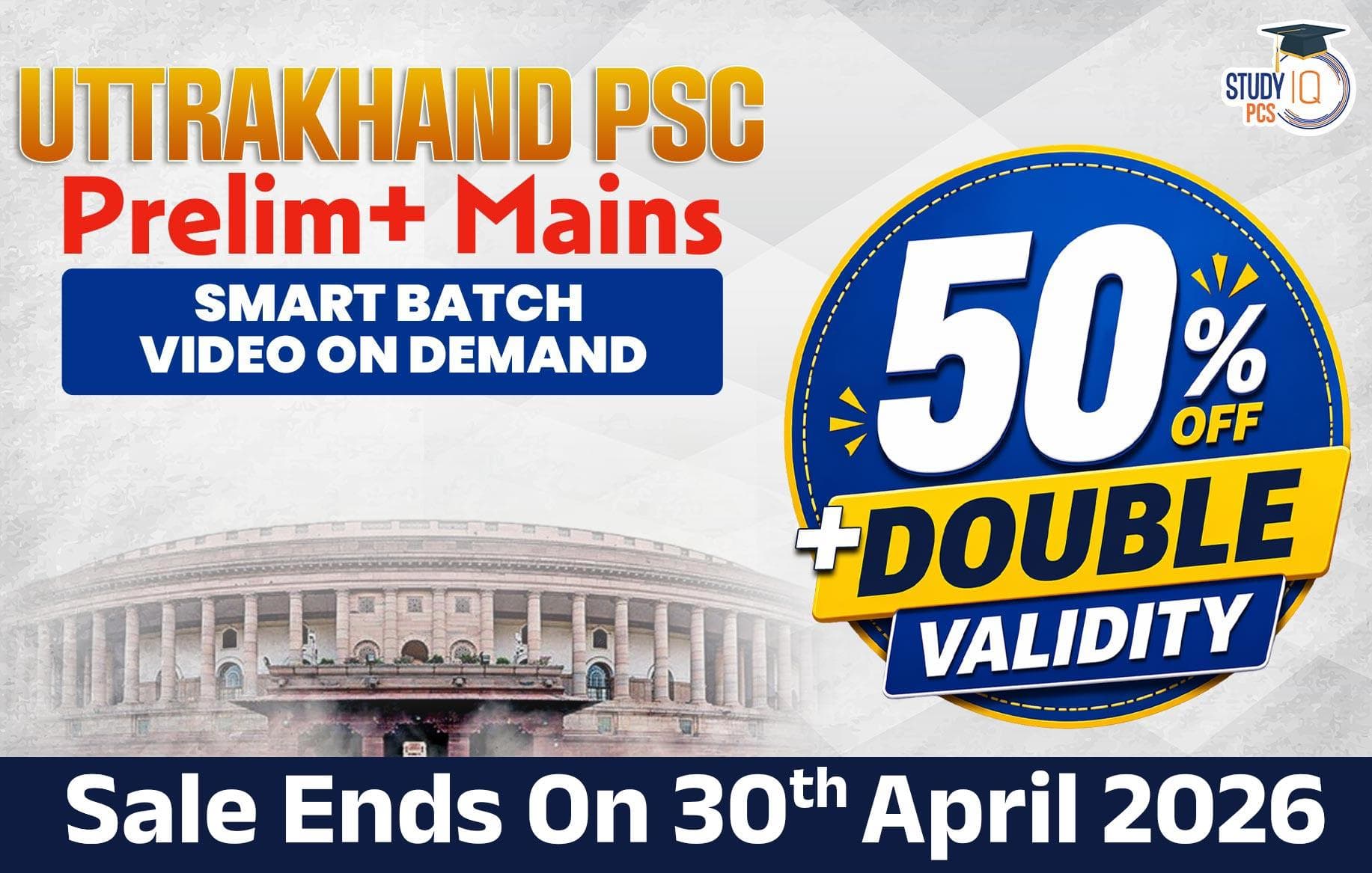 Uttarakhand PSC (Pre + Mains) Smart Course