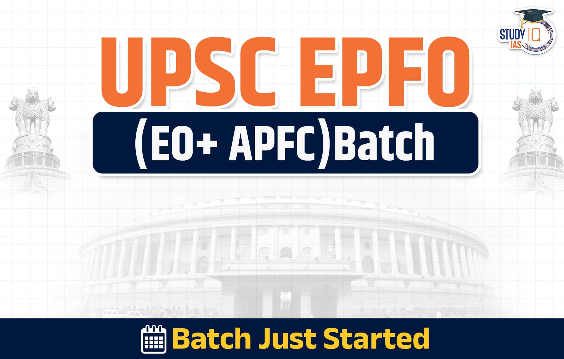 UPSC EPFO (EO+ APFC) LIVE Batch