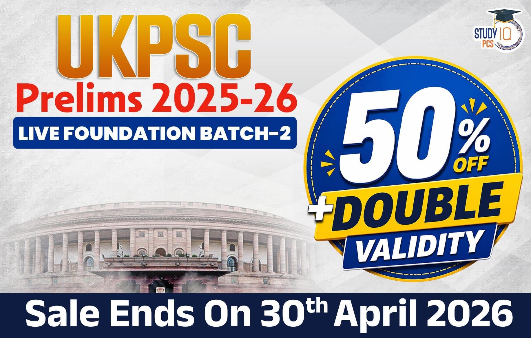 UKPSC Prelims 2025-26 Live Foundation Course-2