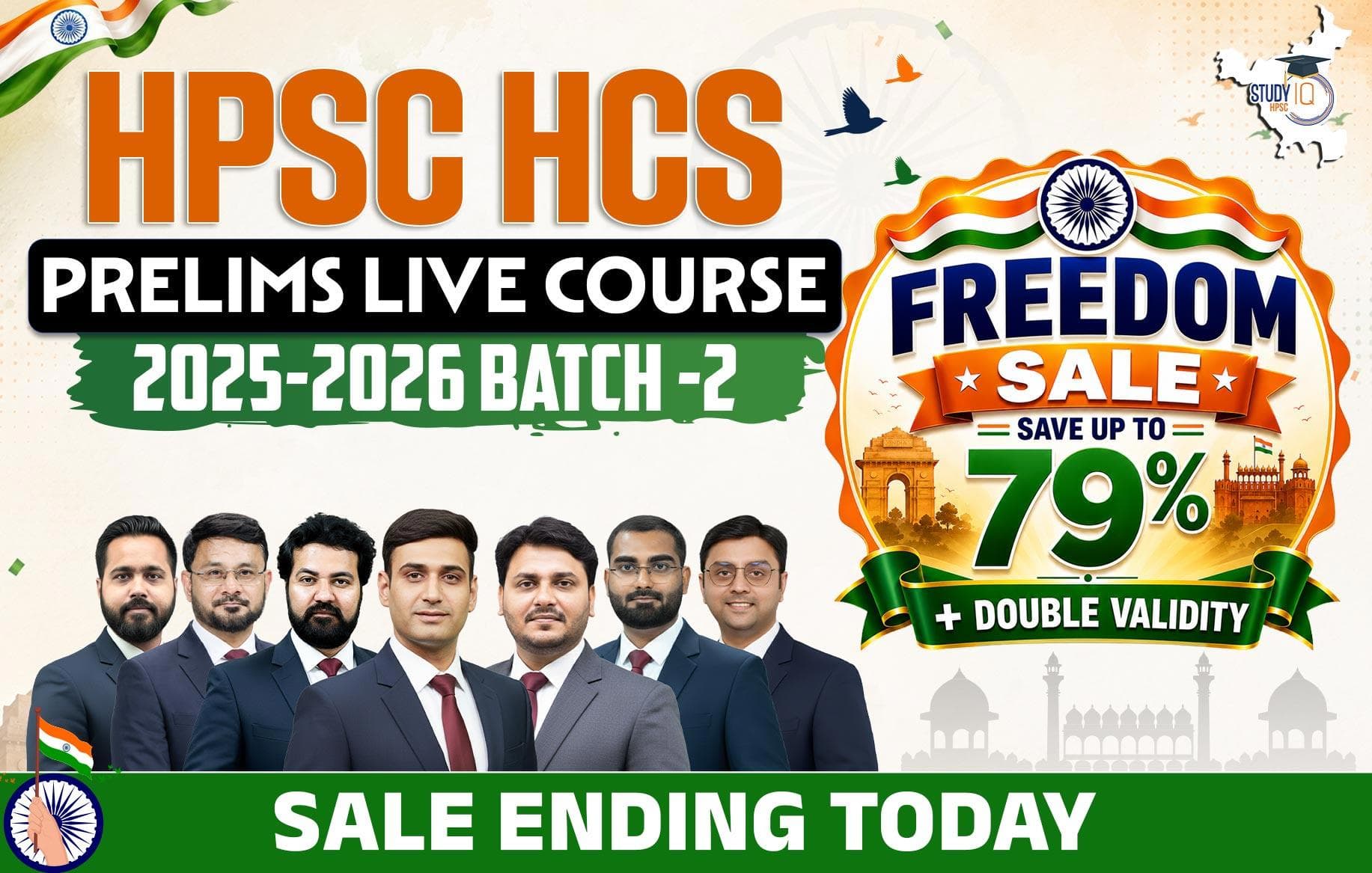 HPSC HCS Prelims 2025-26 Live Course-2 (Gold)
