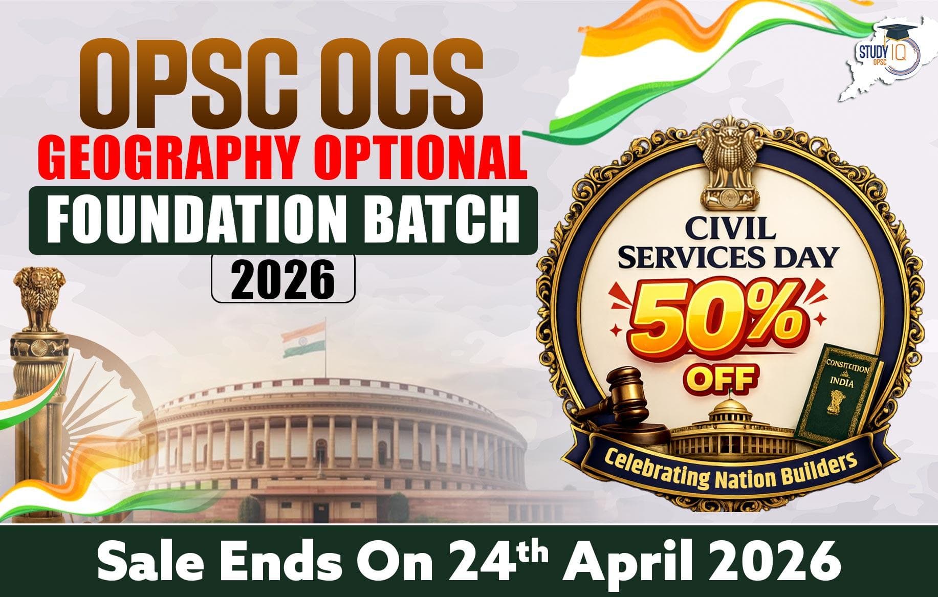 OPSC OCS Geography Optional Foundation Batch 2025-2026 by Sibasankar Hazra Sir