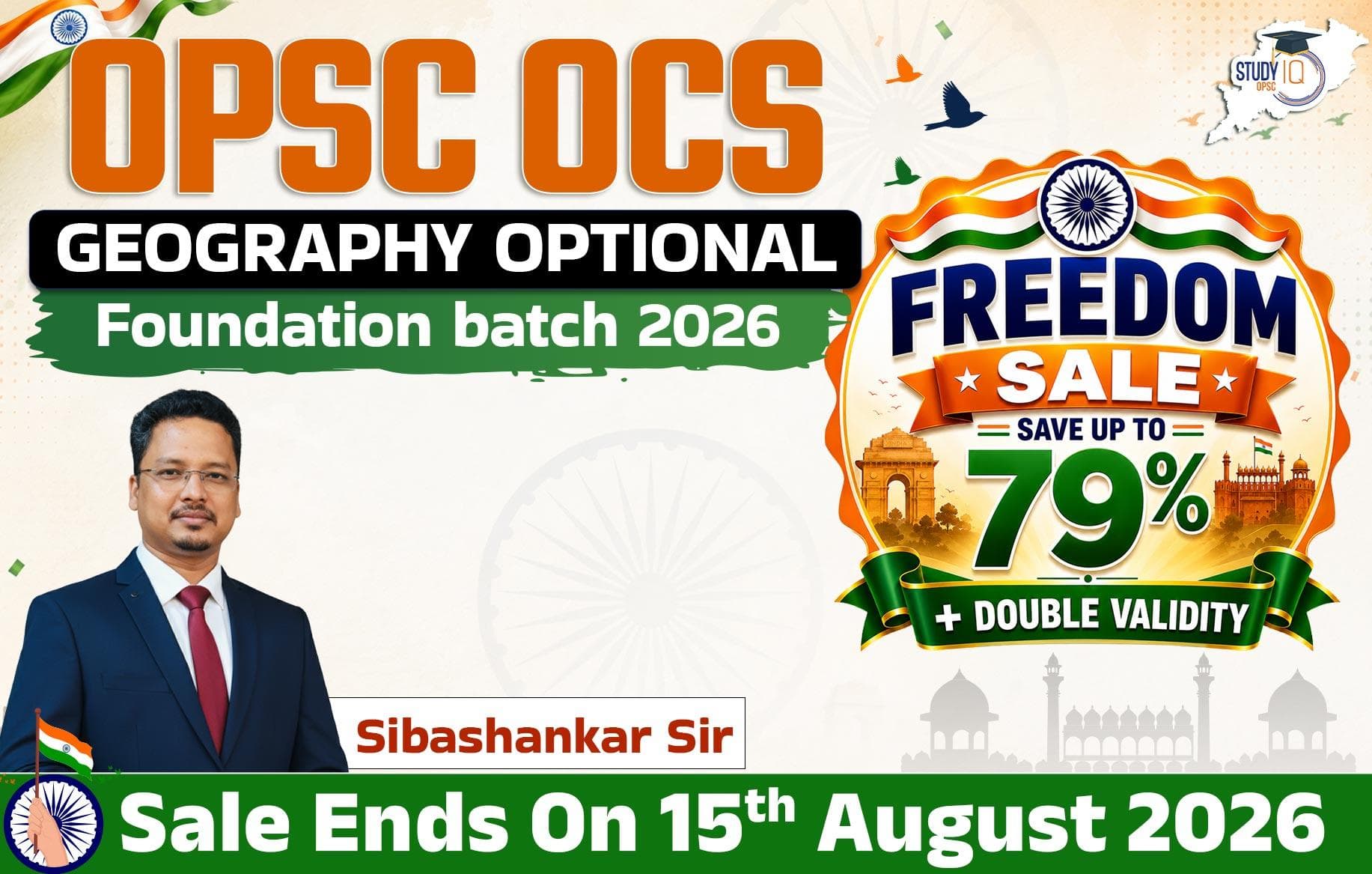 OPSC OCS Geography Optional Foundation Batch 2025-2026 by Sibasankar Hazra Sir