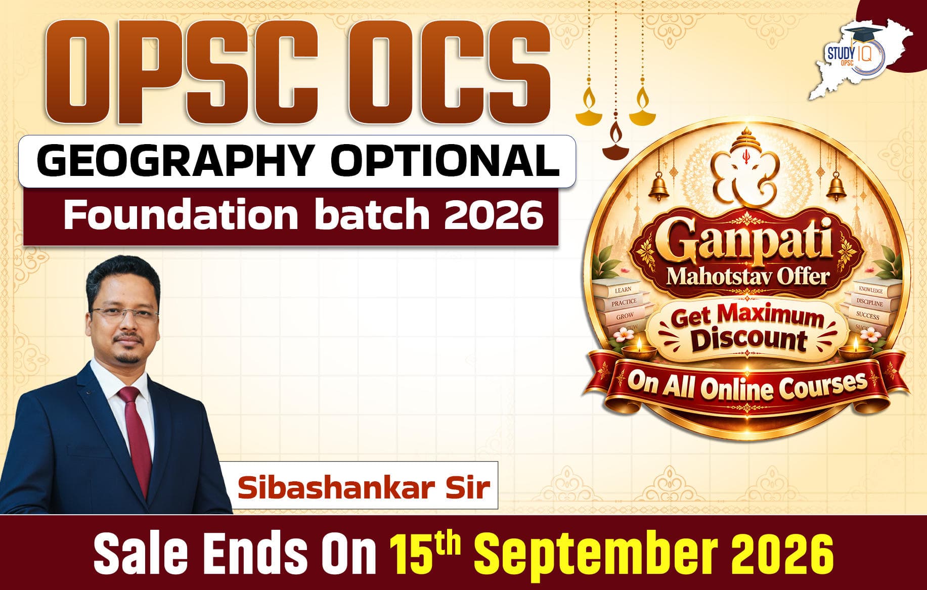 OPSC OCS Geography Optional Foundation Batch 2025-2026 by Sibasankar Hazra Sir