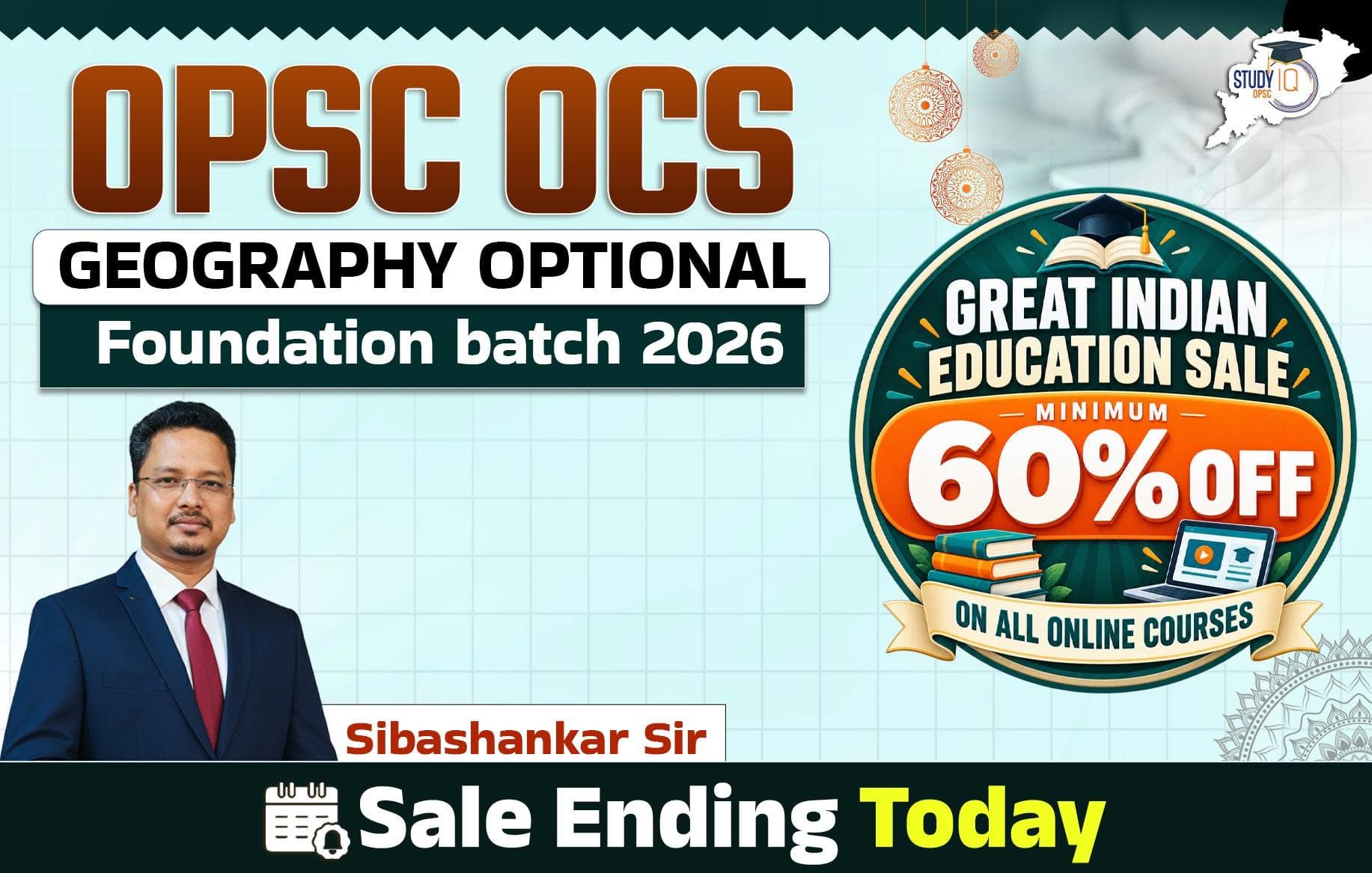 OPSC OCS Geography Optional Foundation Batch 2025-2026 by Sibasankar Hazra Sir