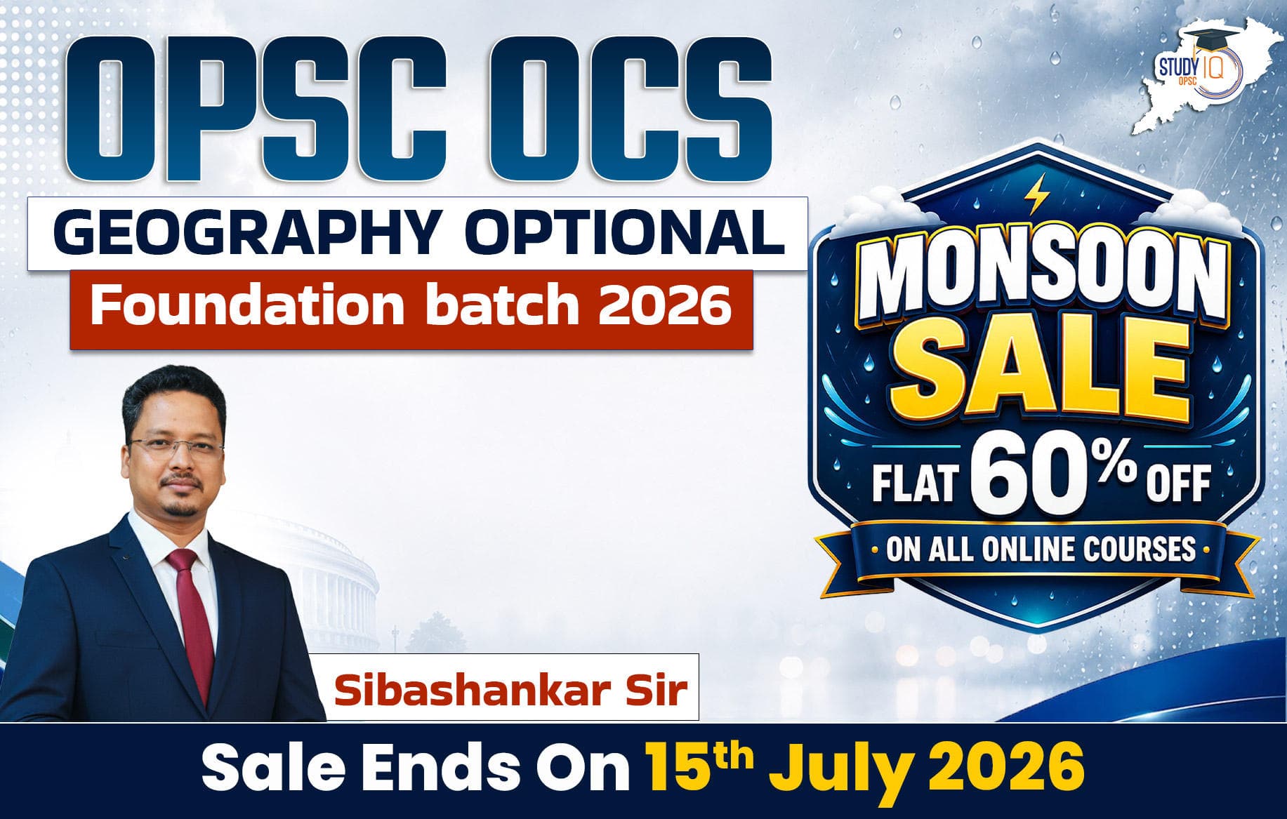 OPSC OCS Geography Optional Foundation Batch 2025-2026 by Sibasankar Hazra Sir