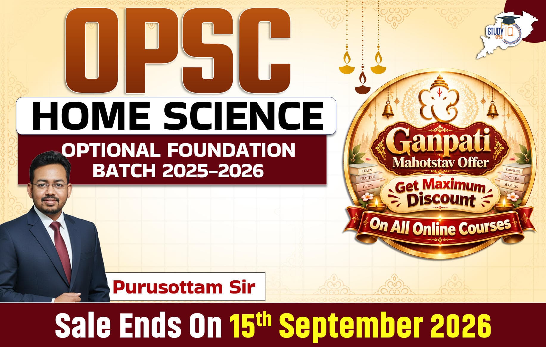 OPSC Home Science Optional Foundation Batch 2025 - 2026