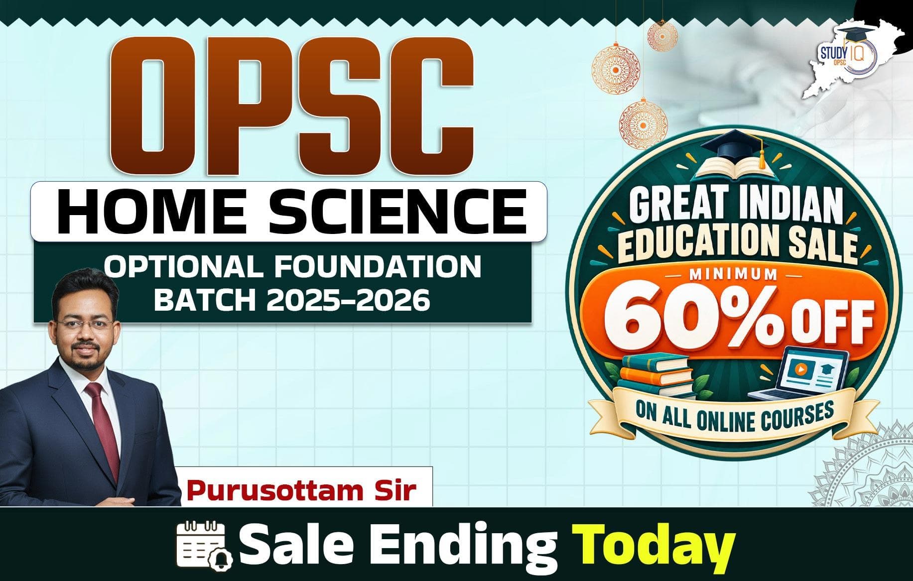OPSC Home Science Optional Foundation Batch 2025 - 2026