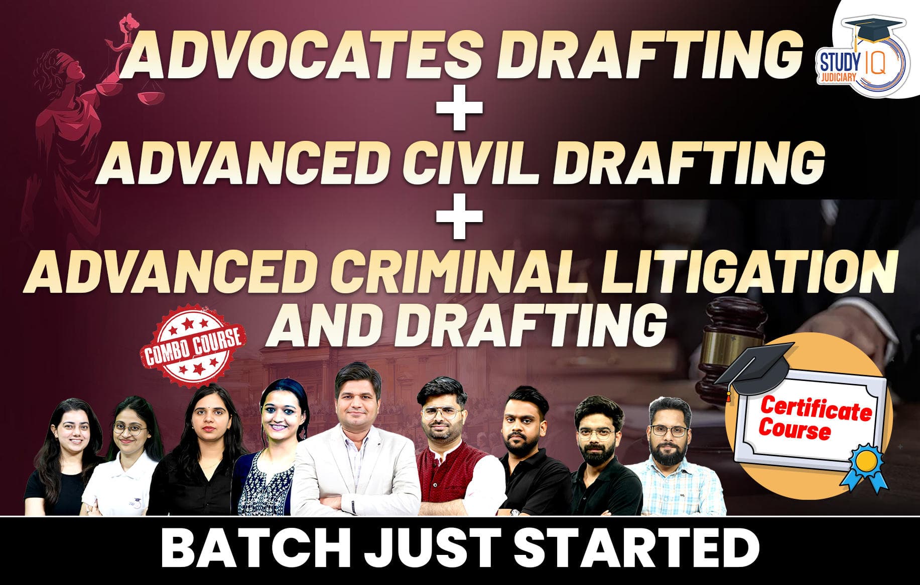 Advocates Drafting + Advanced Civil Drafting + Advanced Criminal Litigation & Drafting Combo Batch