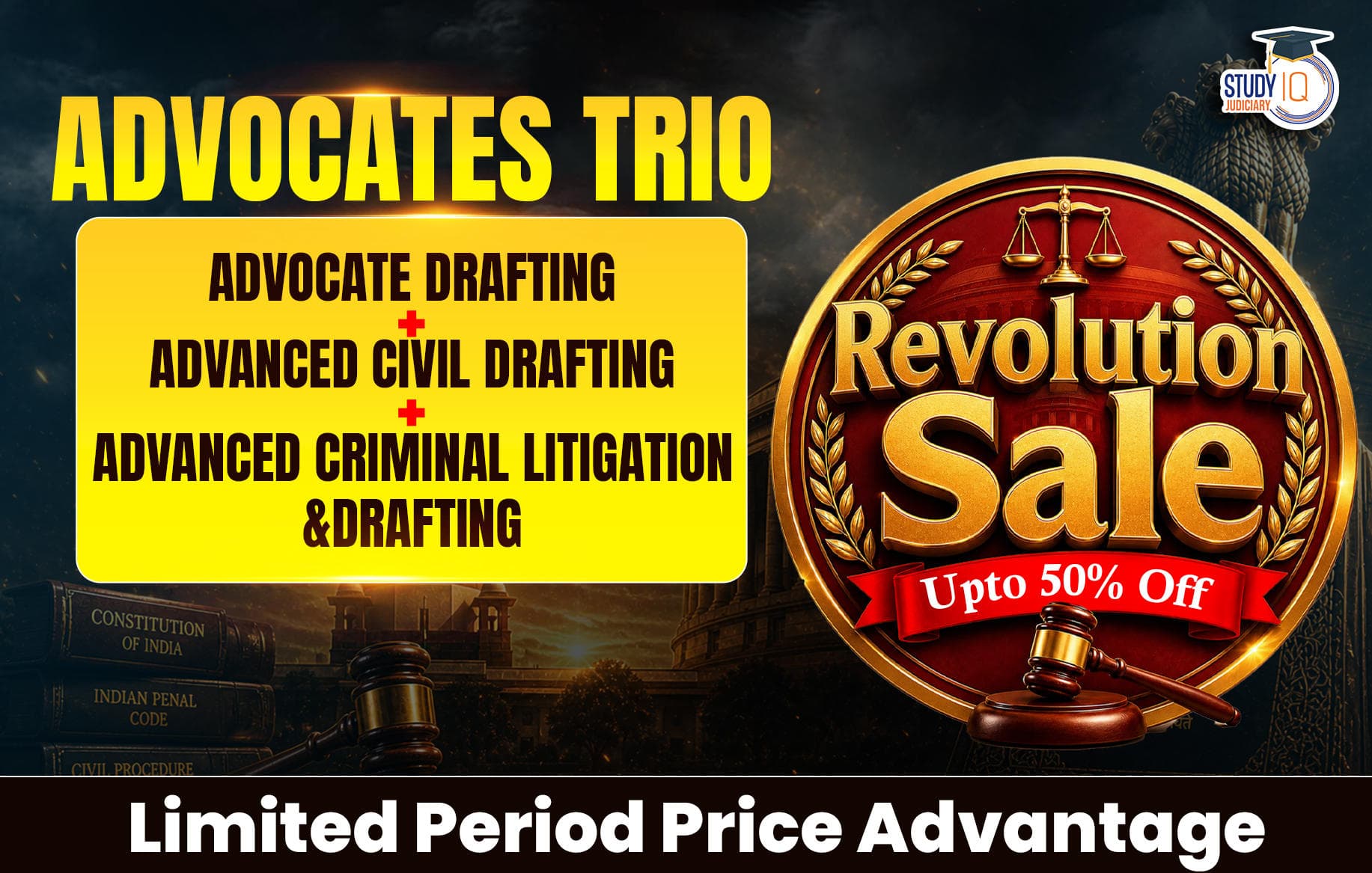 Advocates Drafting + Advanced Civil Drafting + Advanced Criminal Litigation & Drafting Combo Batch