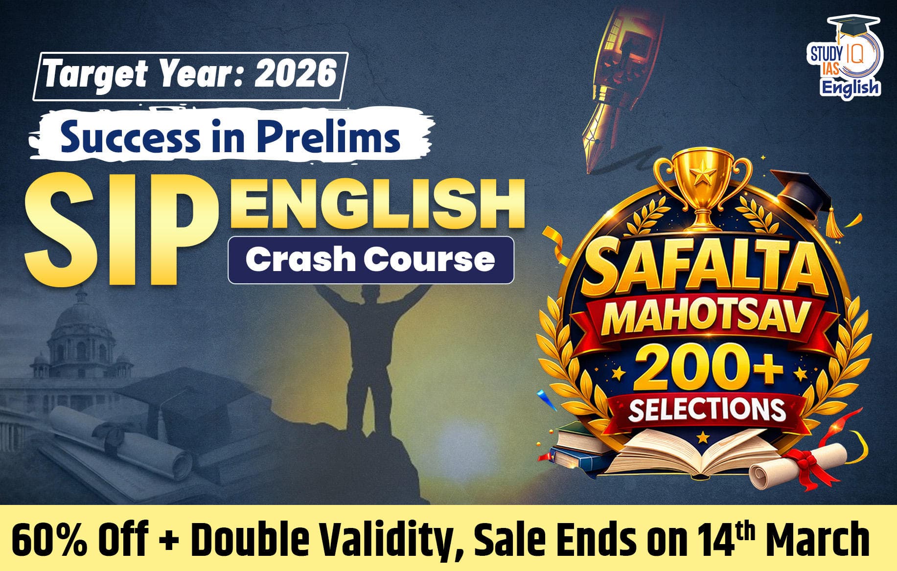 UPSC IAS Live SIP 2026 Crash Course March English Batch