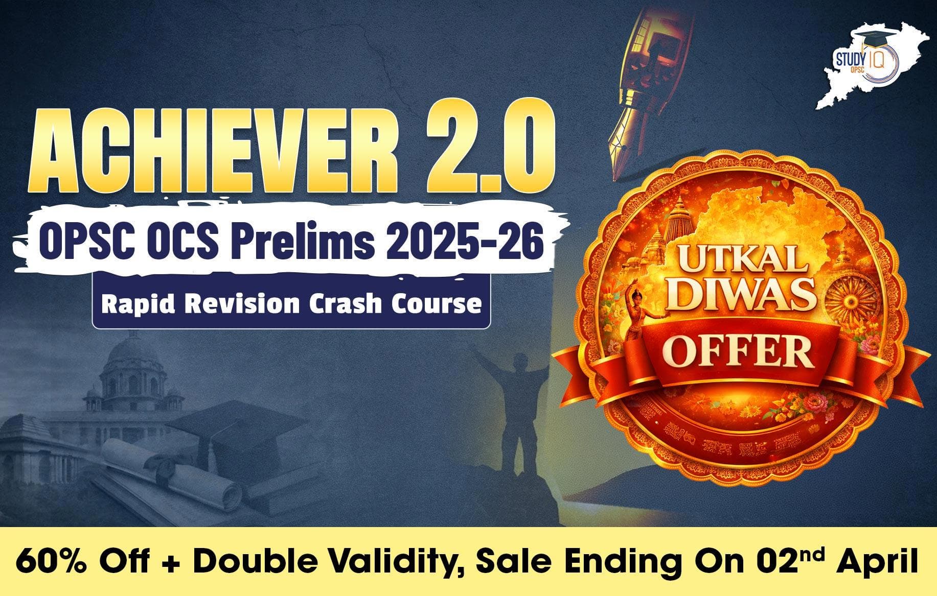 Achiever 2.O: OPSC OCS Prelims 2025-26 Rapid Revision Crash Course