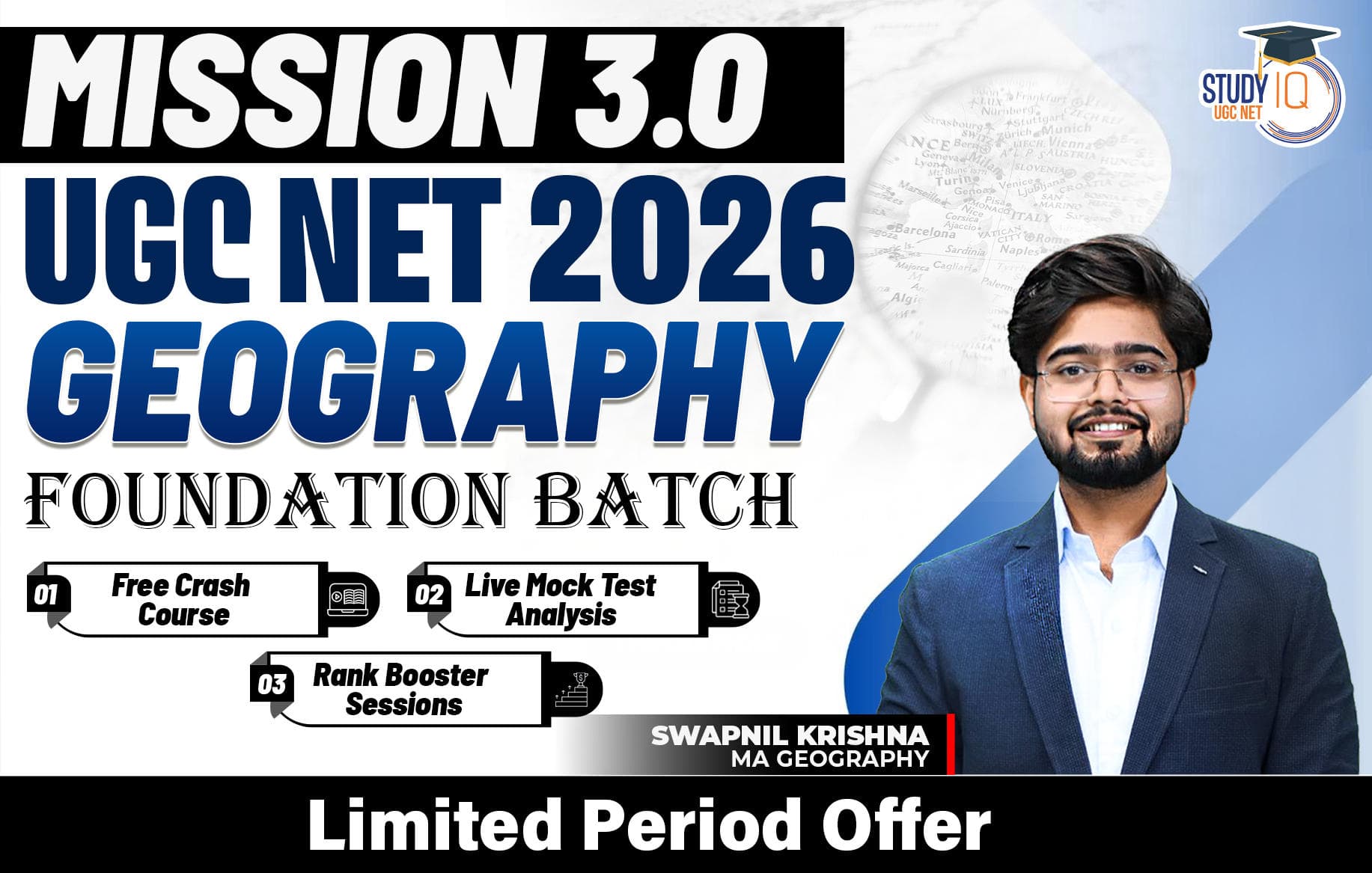 Mission JRF UGC NET 2026 Geography Foundation Batch 3.0