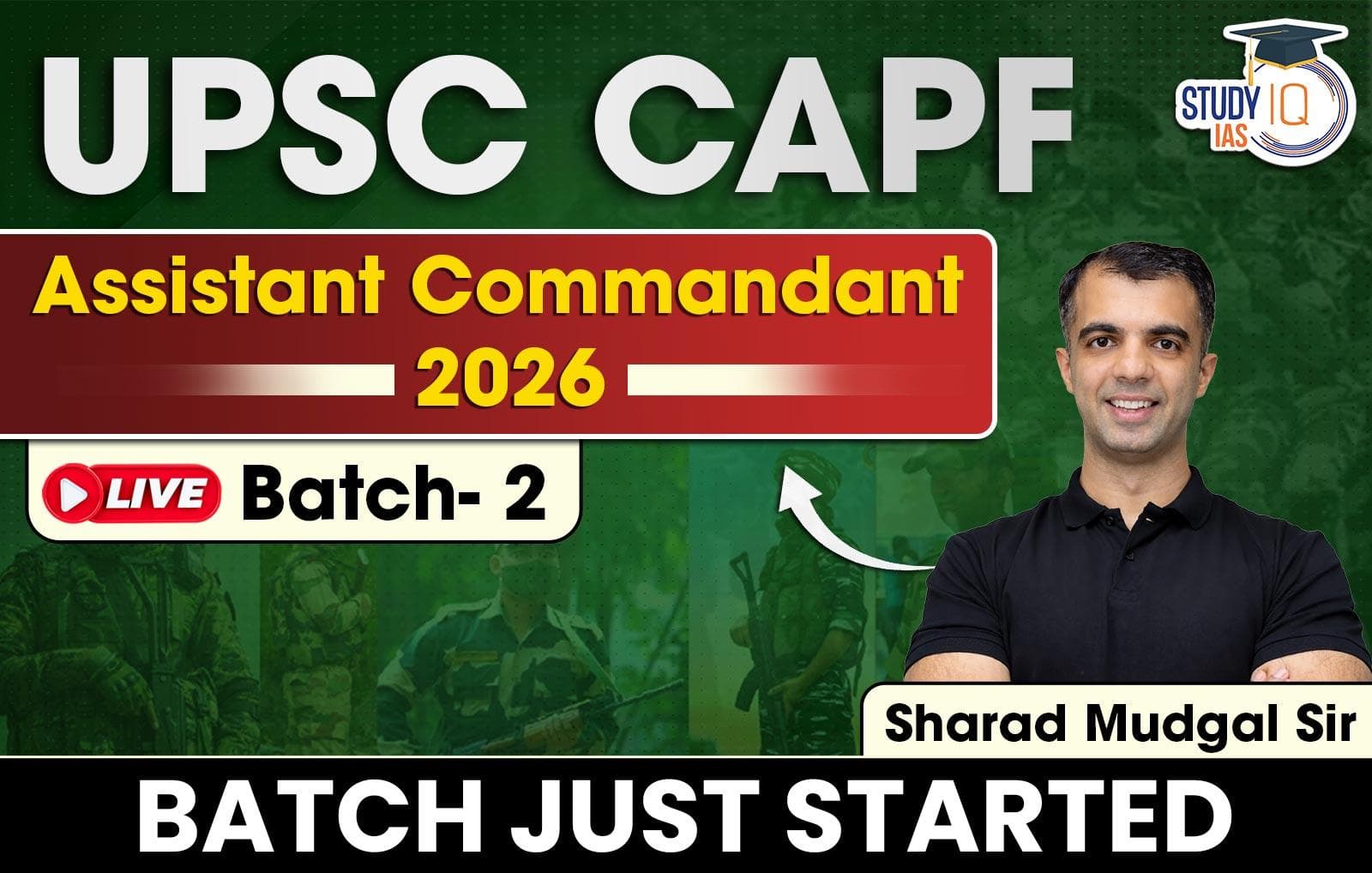 UPSC CAPF Assistant Commandant 2026 Live Batch 2