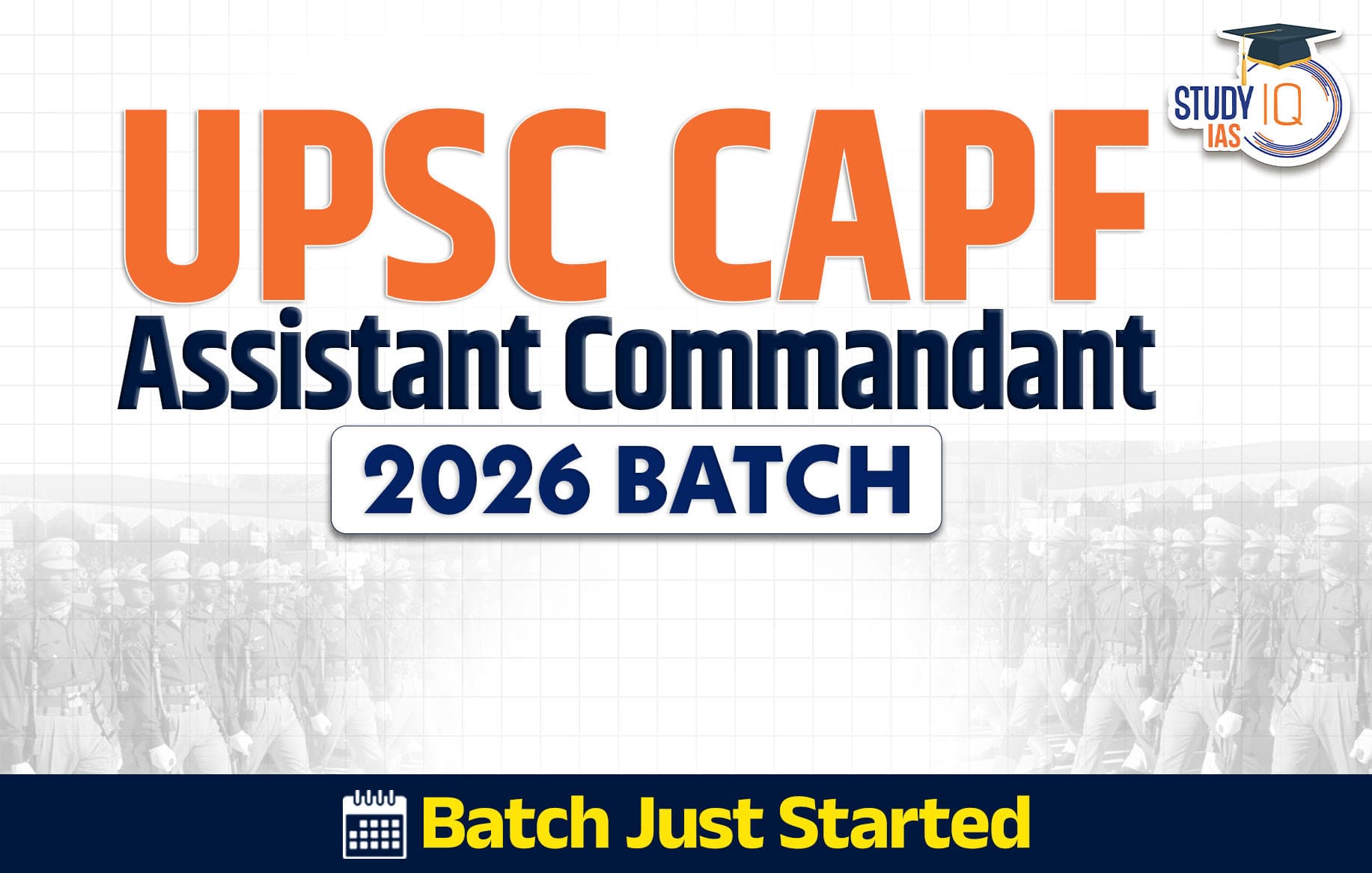 UPSC CAPF Assistant Commandant 2026 Live Batch 3