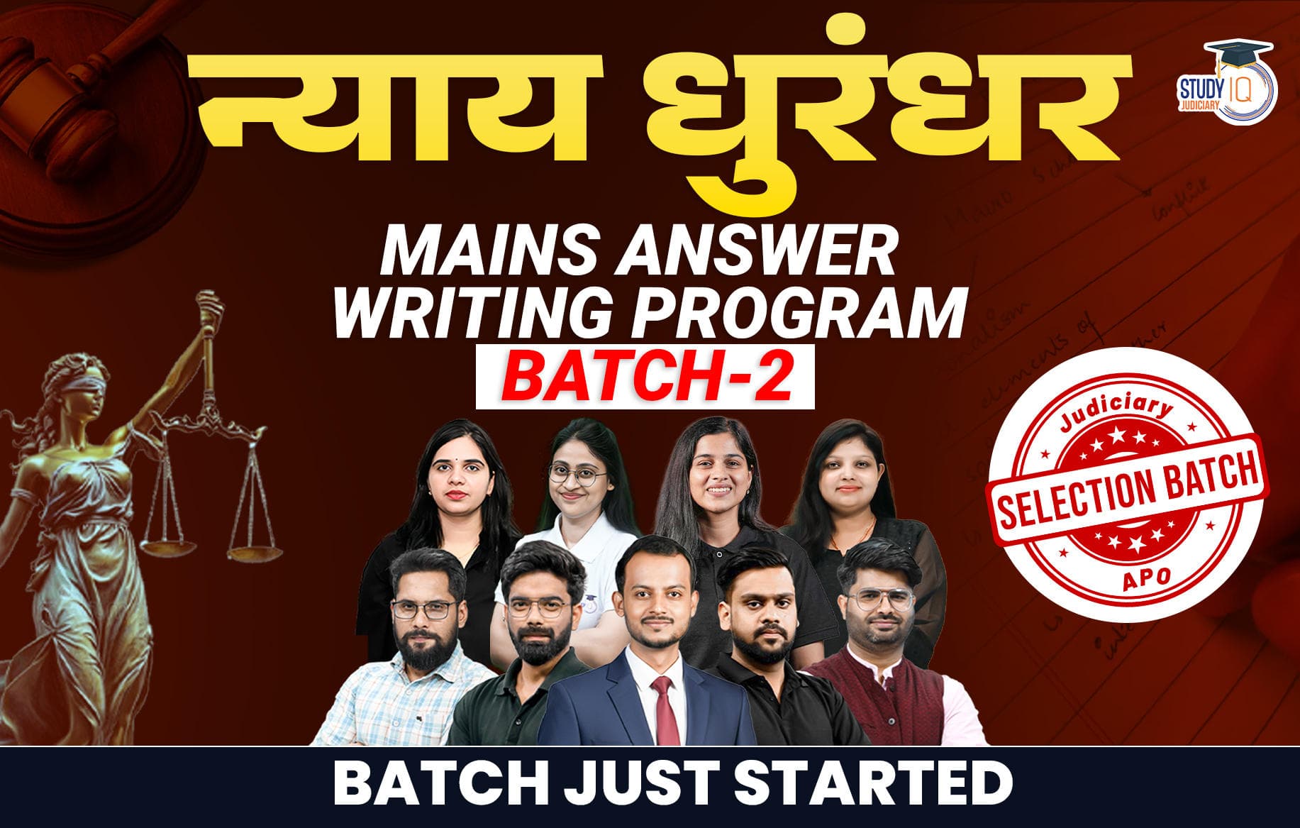 Nyaay Dhurandhar Mains Answer Writing Program Batch 2