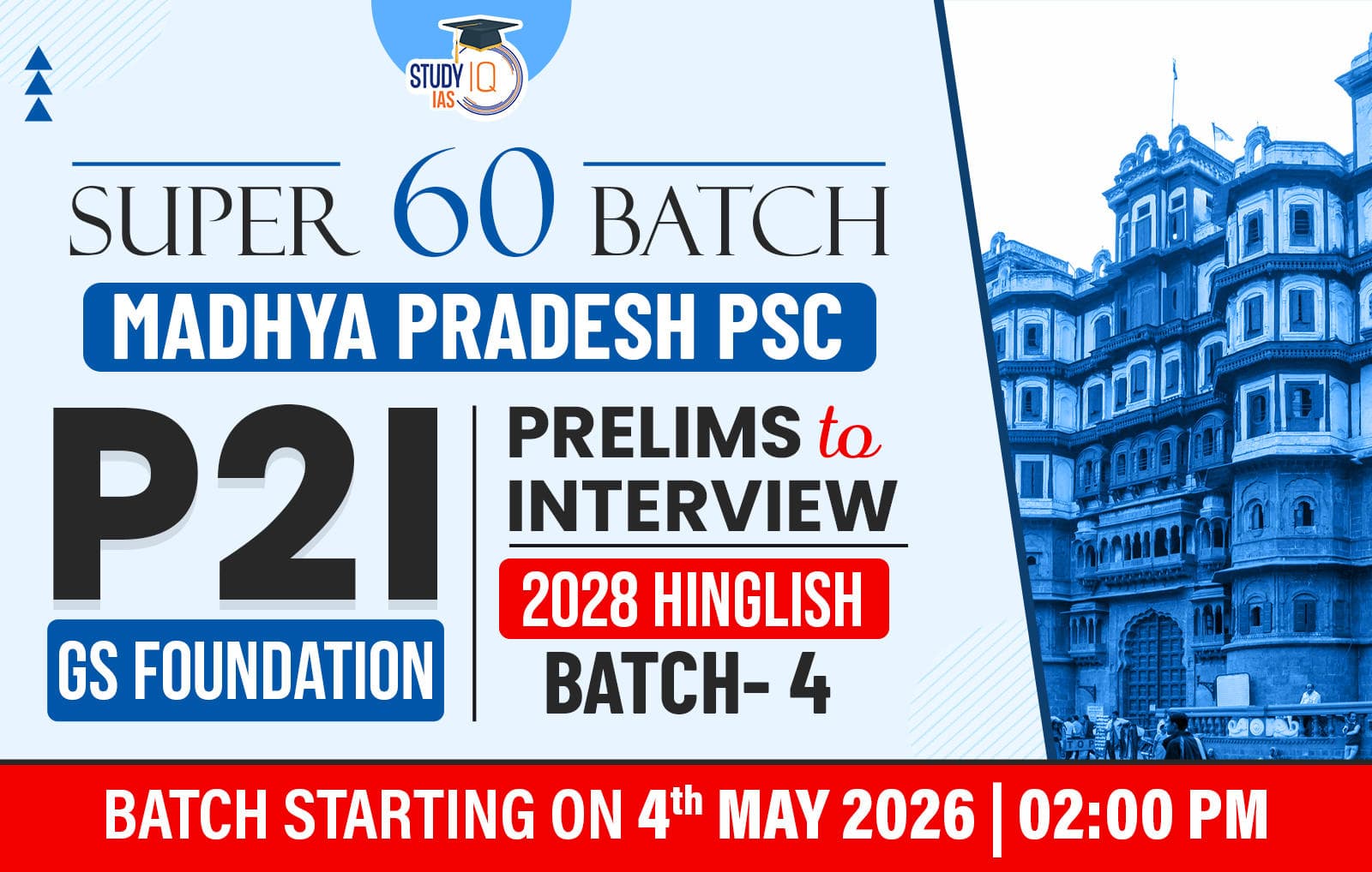 MPPSC GS Foundation Hinglish Target 2028 (GSF-MPPSC-E04)-IND (Live from Classroom)