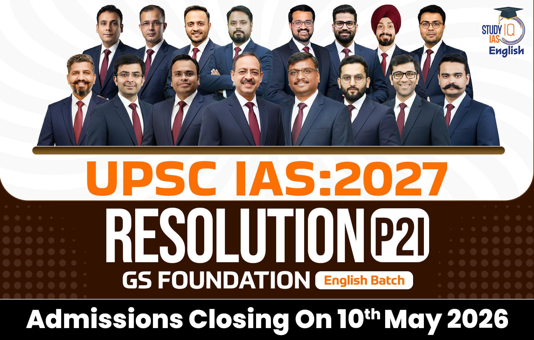 UPSC IAS Live GS P2I Foundation 2027 Resolution May English Batch
