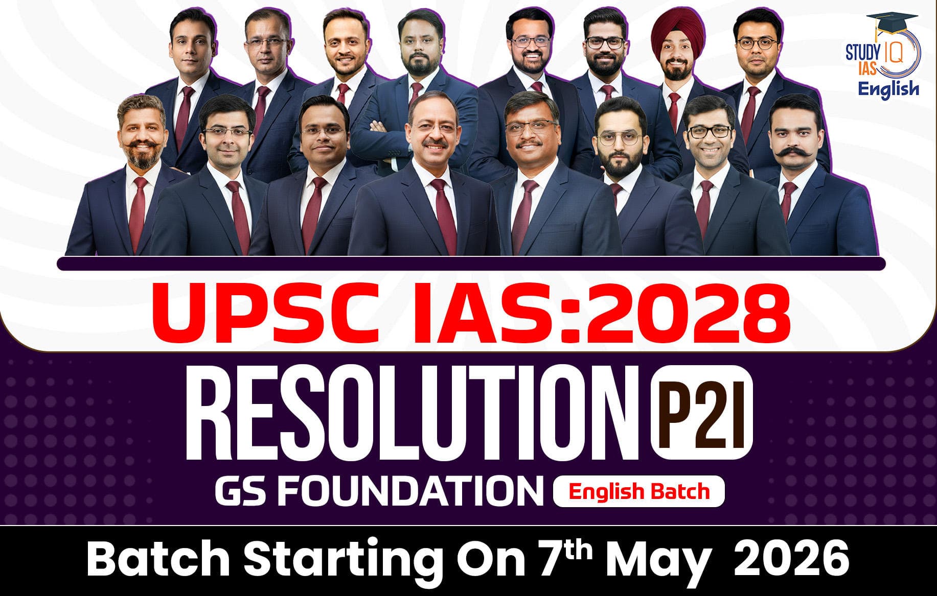 UPSC IAS Live GS P2I Foundation 2028 Resolution May English Batch