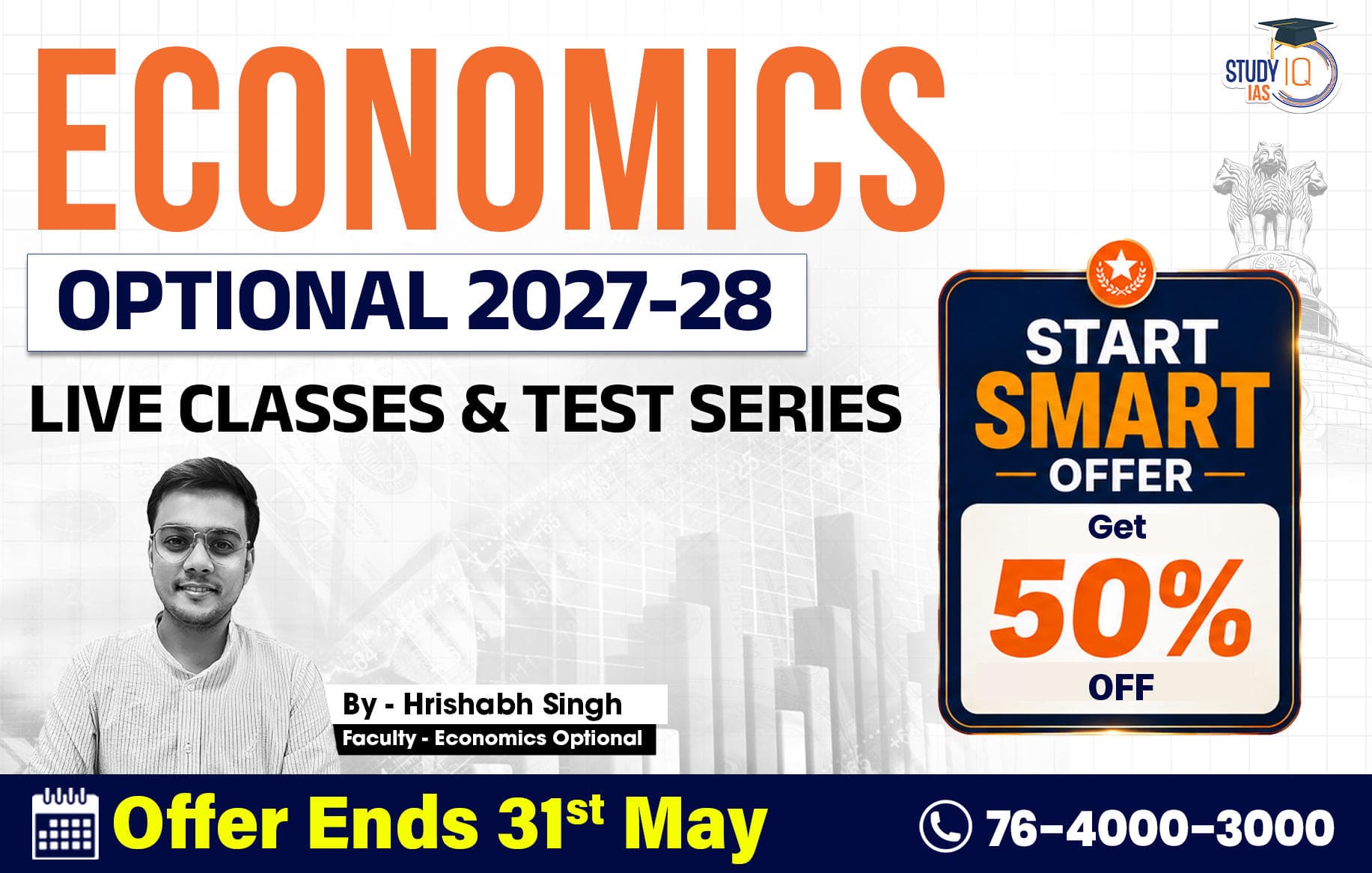 UPSC IAS (Mains) Economics Optional Live 2027-28 (Comprehensive) May Batch By Hrishabh Singh