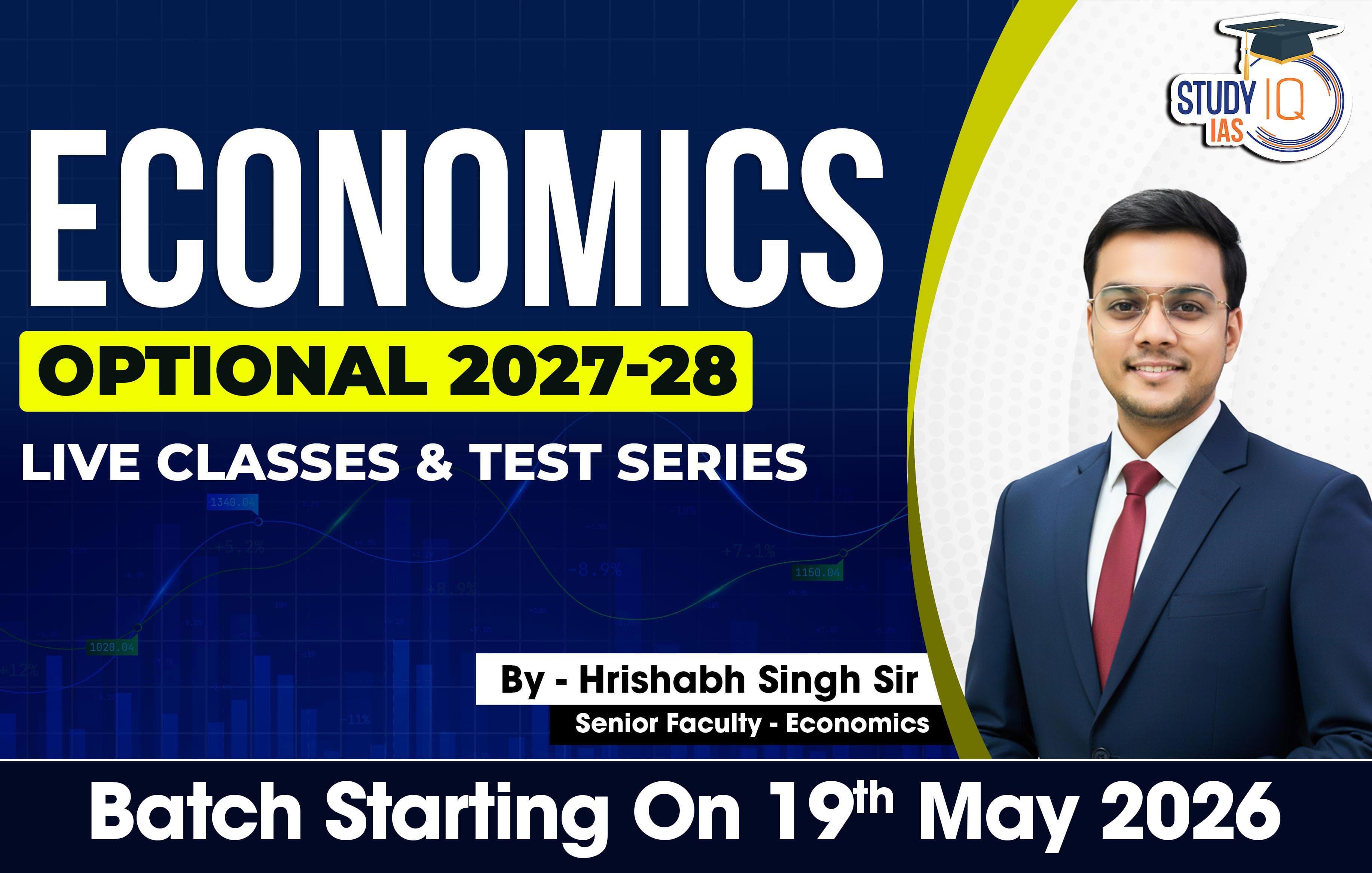 UPSC IAS (Mains) Economics Optional Live 2027-28 (Comprehensive) May Batch By Hrishabh Singh