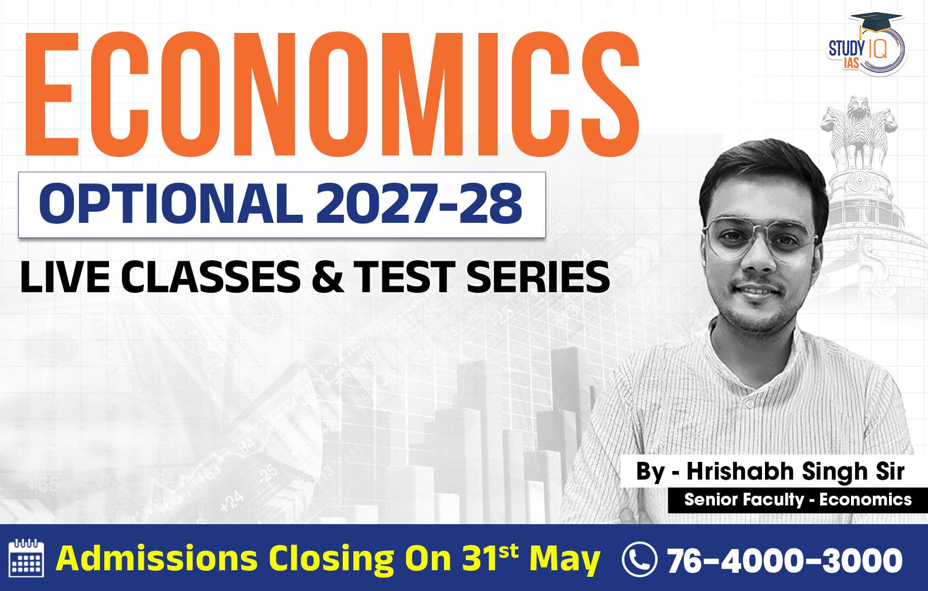 UPSC IAS (Mains) Economics Optional Live 2027-28 (Comprehensive) May Batch By Hrishabh Singh