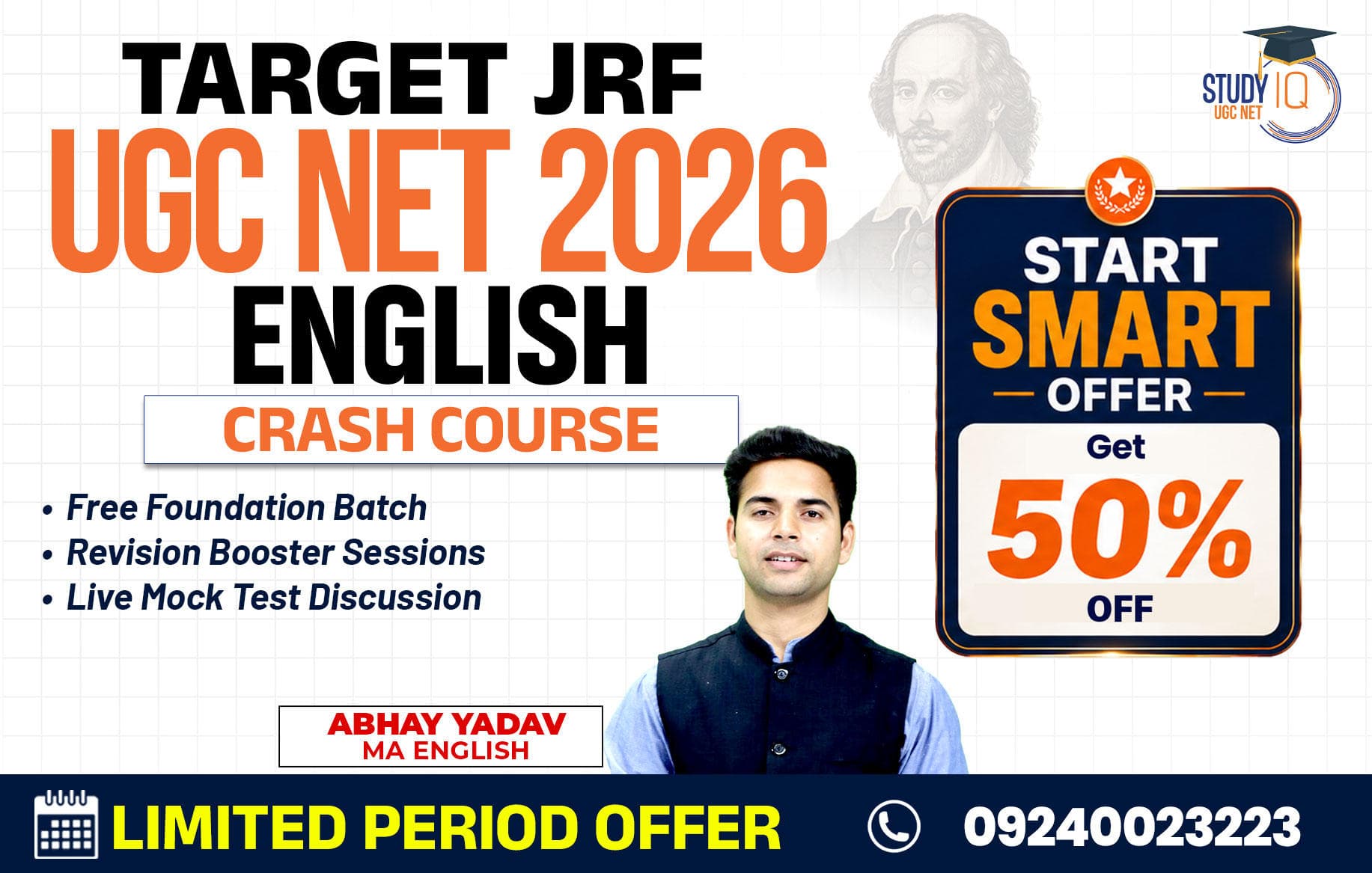 Target JRF English Crash Course UGC NET 2026