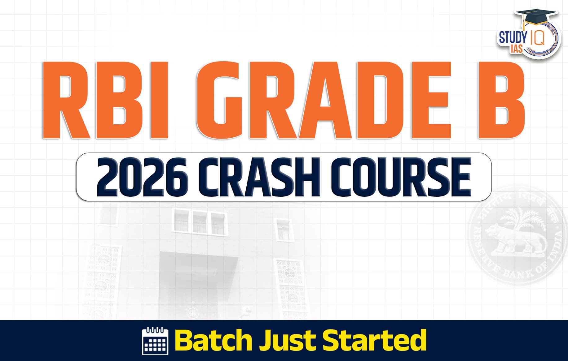 RBI Grade B 2026 Crash Course