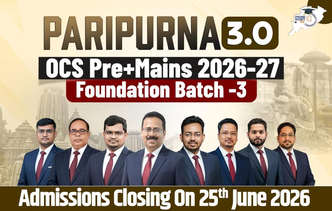 Paripurna 3.0: OPSC OCS 2026-2027 (Pre + Mains) Foundation Batch 3