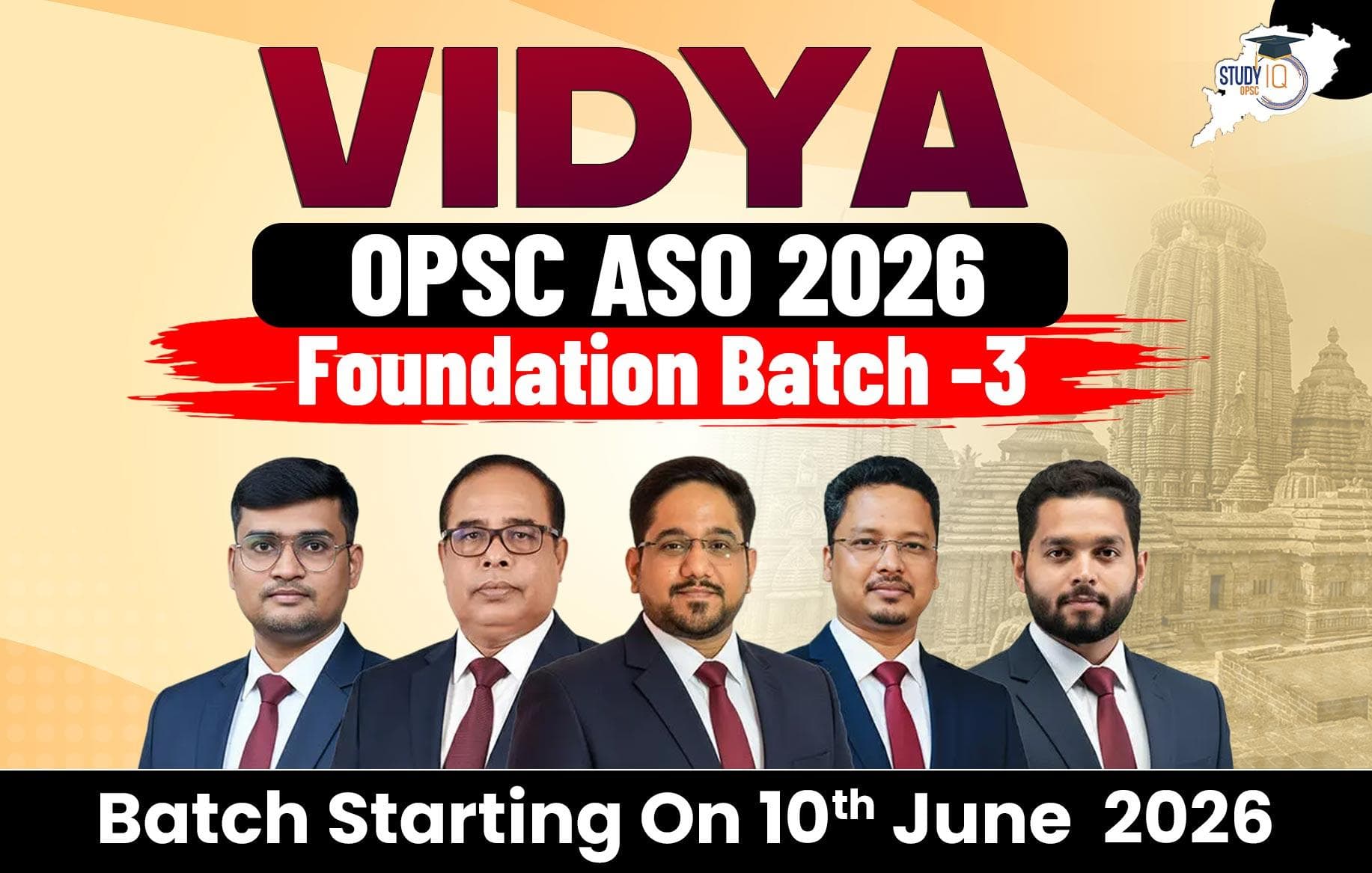 Vidya : OPSC ASO 2026 Foundation Batch 3