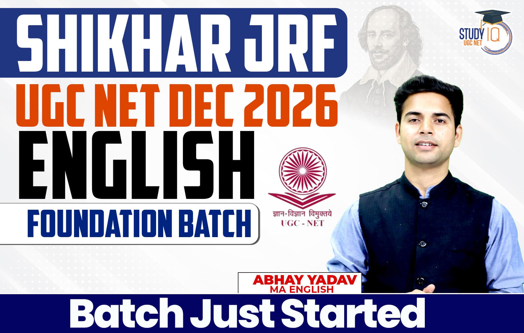 Shikhar JRF UGC NET DEC 2026 English Foundation Batch