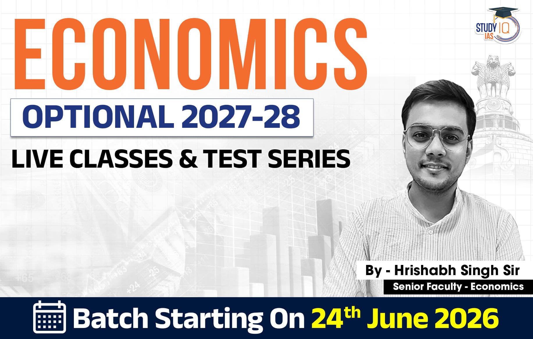 UPSC IAS (Mains) Economics Optional Live 2027-28 (Comprehensive) June Batch By Hrishabh Singh 