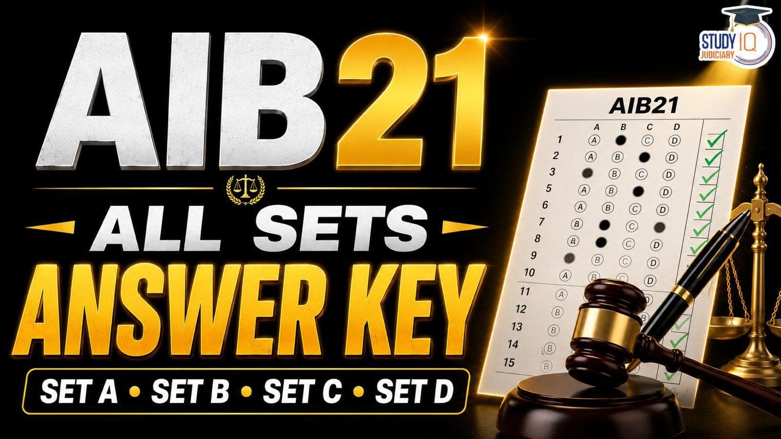 AIBE 21 All Set Answer Key