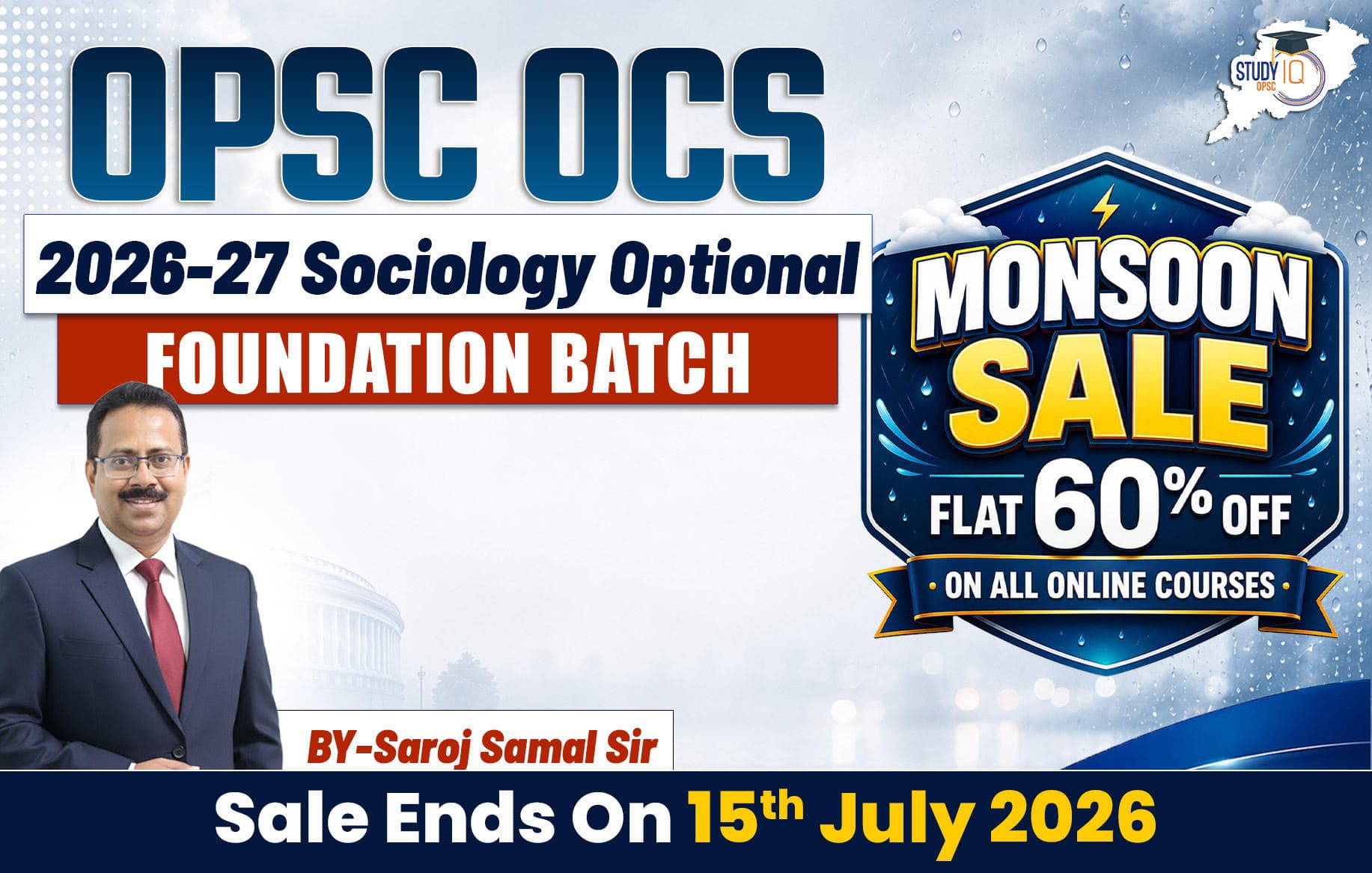 OPSC OCS Sociology Optional Foundation Batch 2026-2027 by Saroj Sir