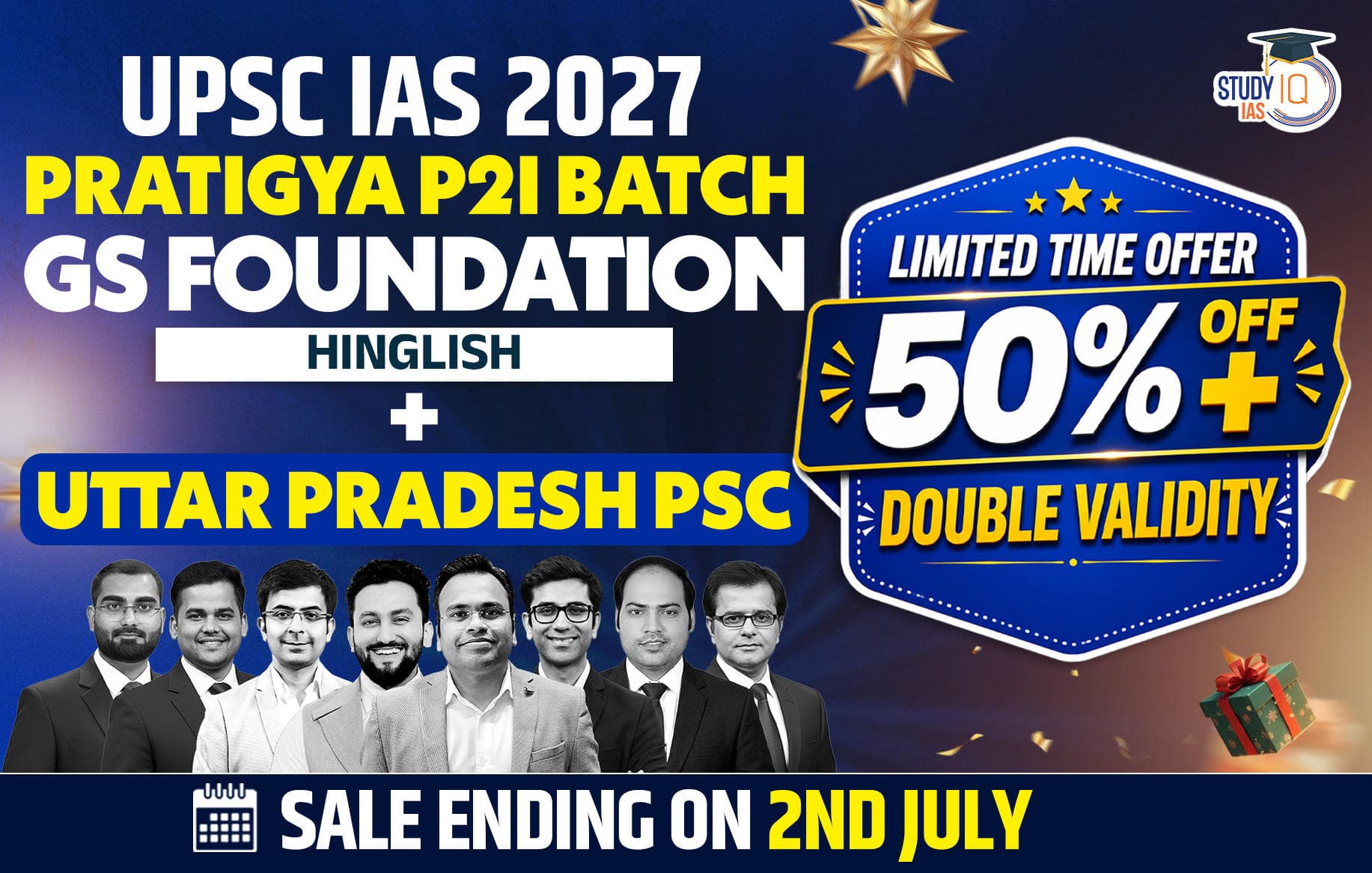 UPSC + UPPSC Live GS P2I Foundation 2027 Pratigya June Morning Batch