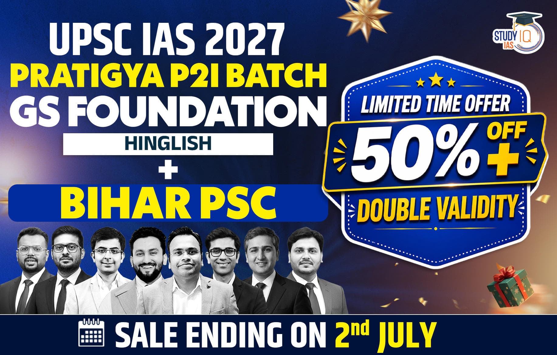 UPSC + BPSC Live GS P2I Foundation 2027 Pratigya June Morning Batch