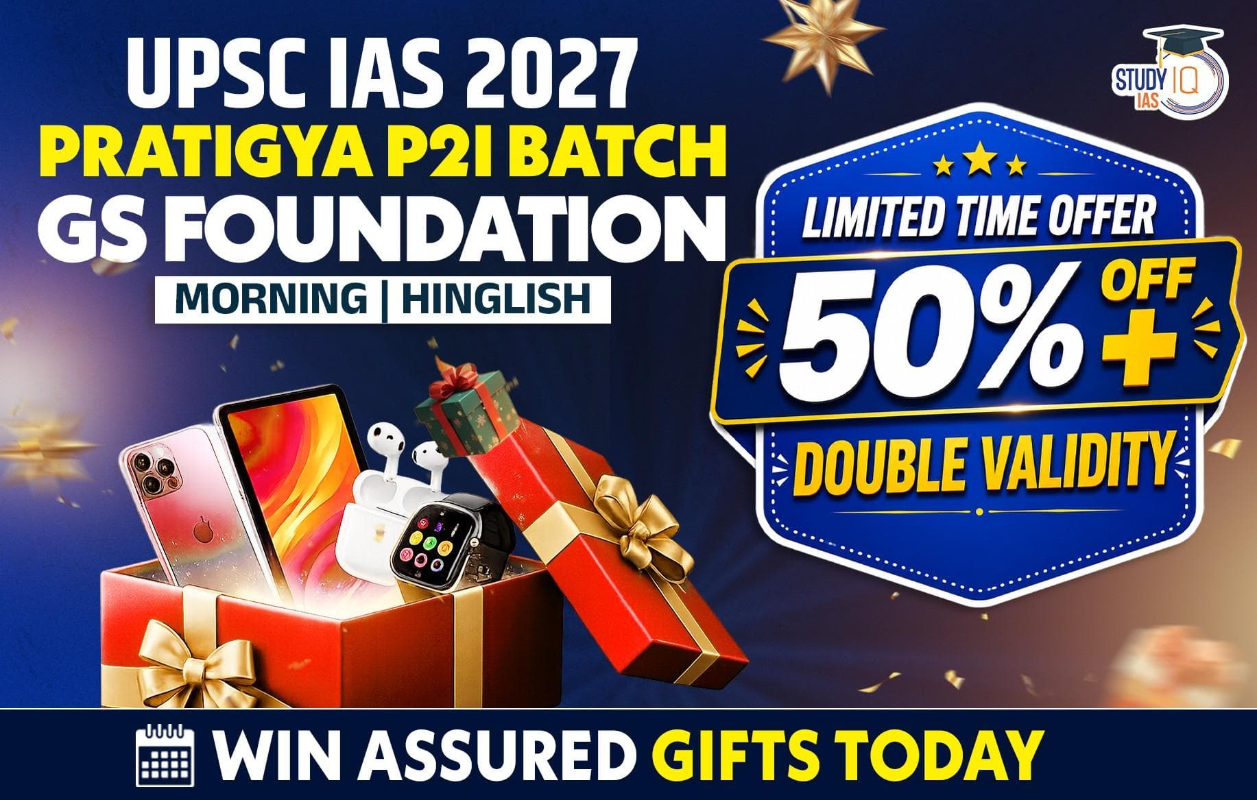 UPSC IAS Live GS P2I Foundation 2027 Pratigya June Morning Batch 2 (Elite)