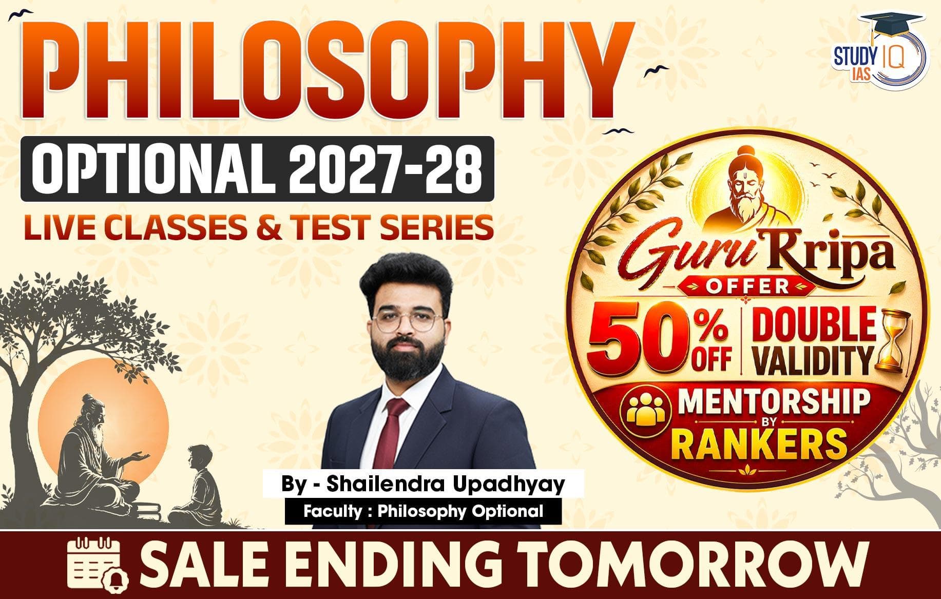 UPSC IAS (Mains) Philosophy Optional Live 2027-28 (Comprehensive) July Batch By Shailendra Upadhyay (Elite)