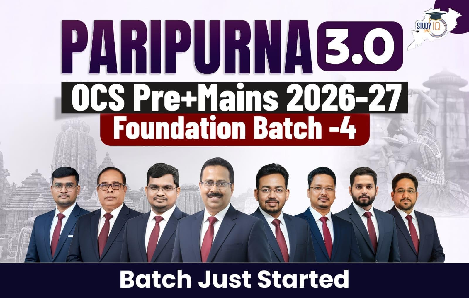 Paripurna 3.0: OPSC OCS 2026-2027 (Pre + Mains) Foundation Batch 4 (Gold)