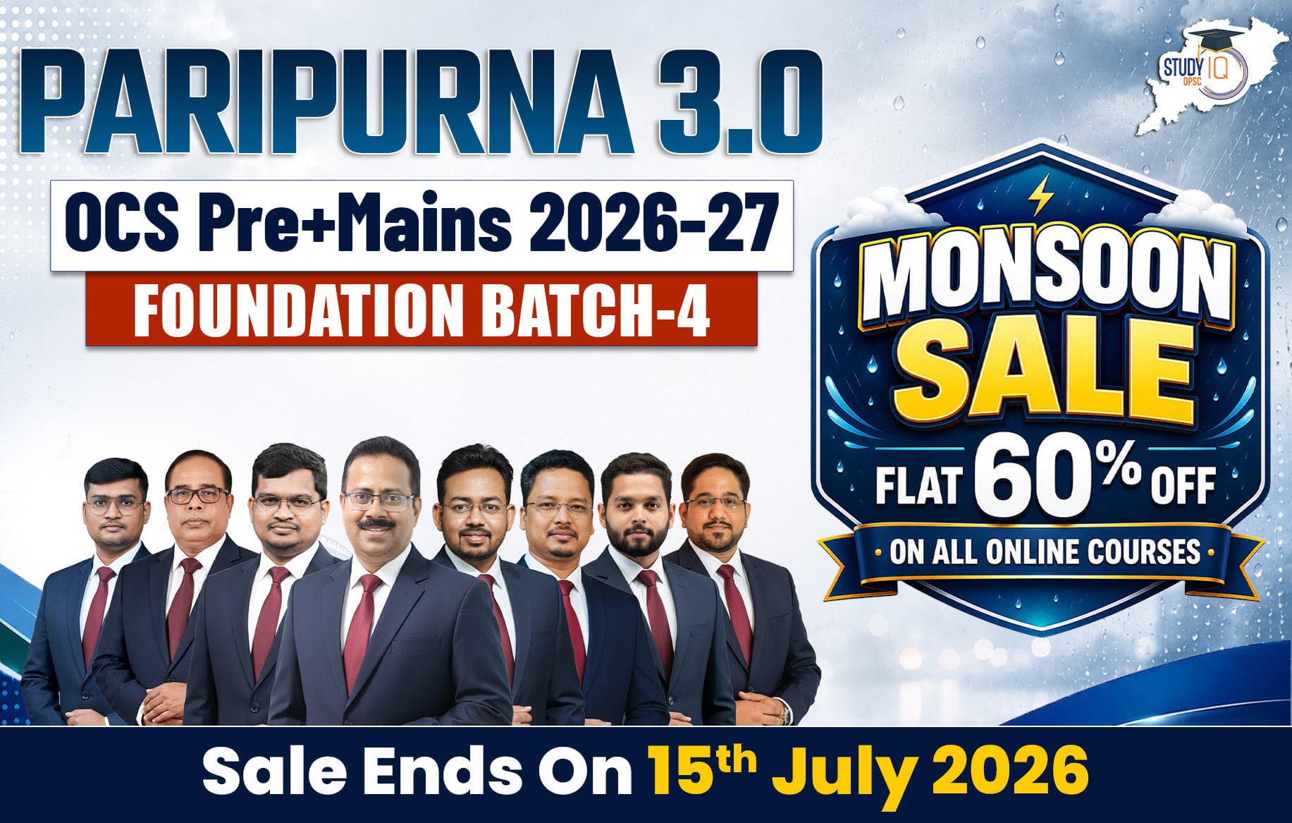 Paripurna 3.0: OPSC OCS 2026-2027 (Pre + Mains) Foundation Batch 4