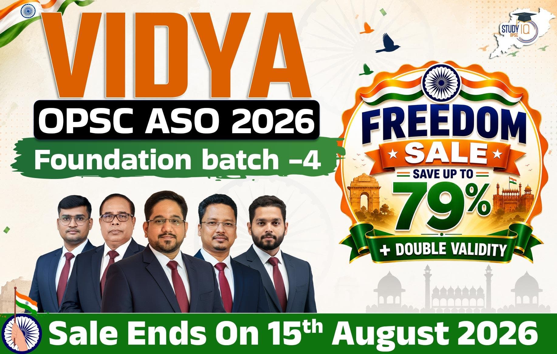 Vidya : OPSC ASO 2026 Foundation Batch 4