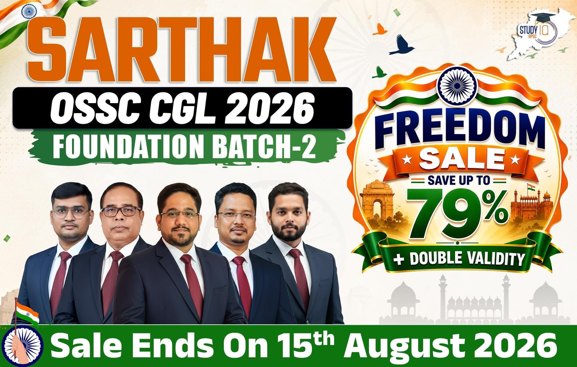 Sarthak OSSC CGL 2026 Foundation Batch 2
