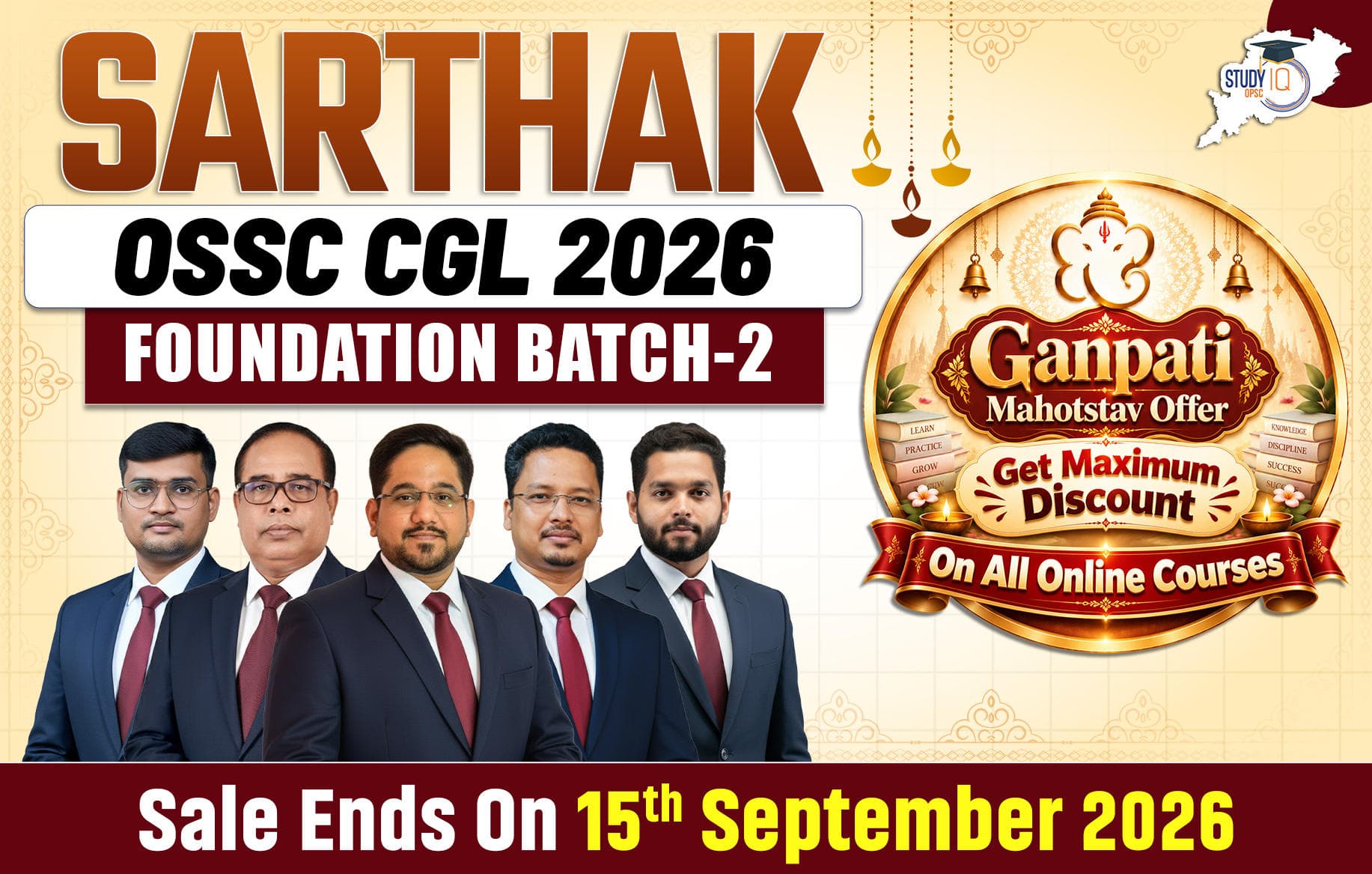 Sarthak OSSC CGL 2026 Foundation Batch 2
