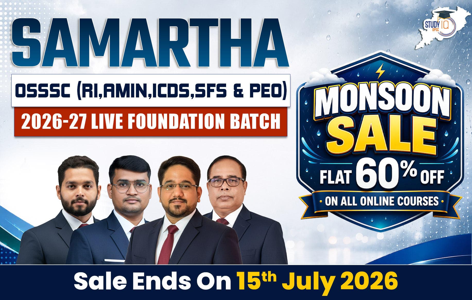 Samartha: OSSSC (RI,Amin,ICDS,SFS & PEO) 2026-27 Live Foundation Batch