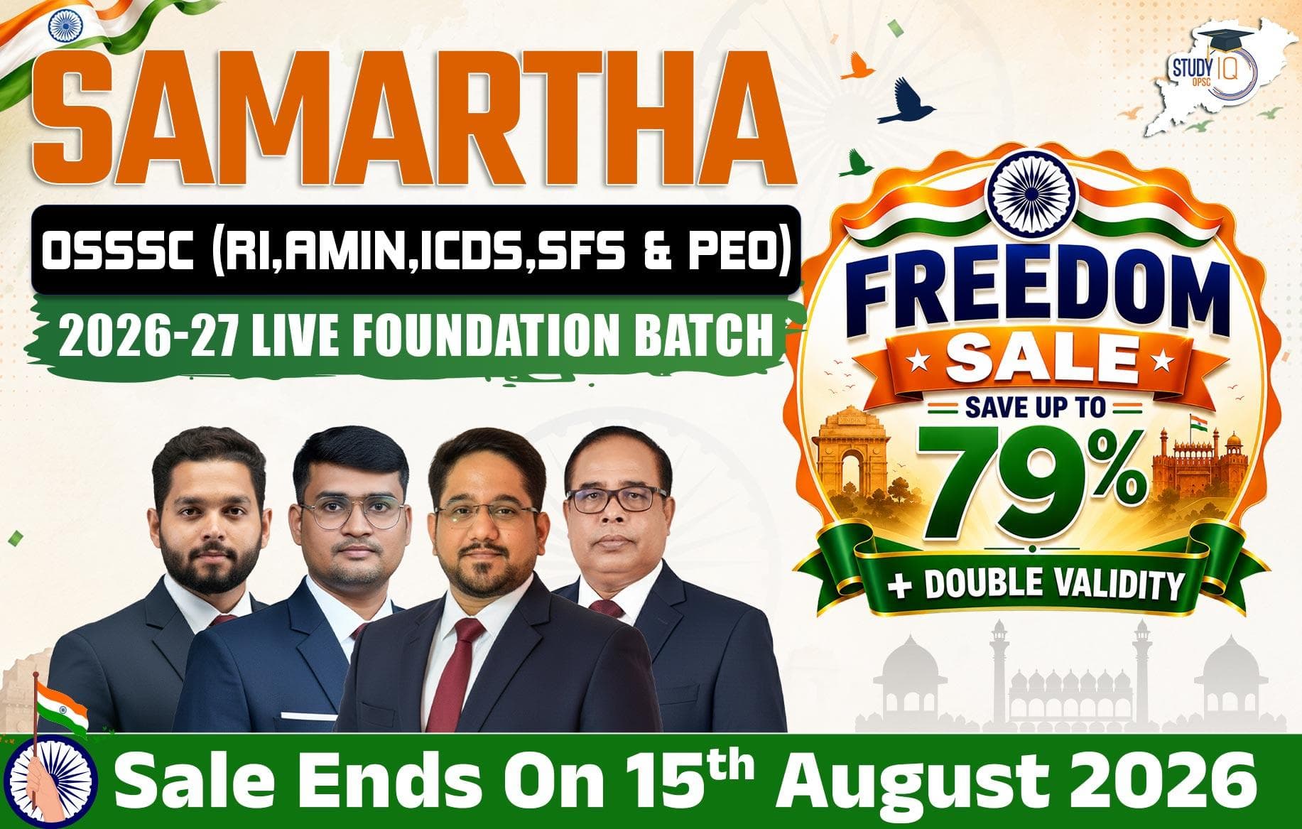 Samartha: OSSSC (RI,Amin,ICDS,SFS & PEO) 2026-27 Live Foundation Batch