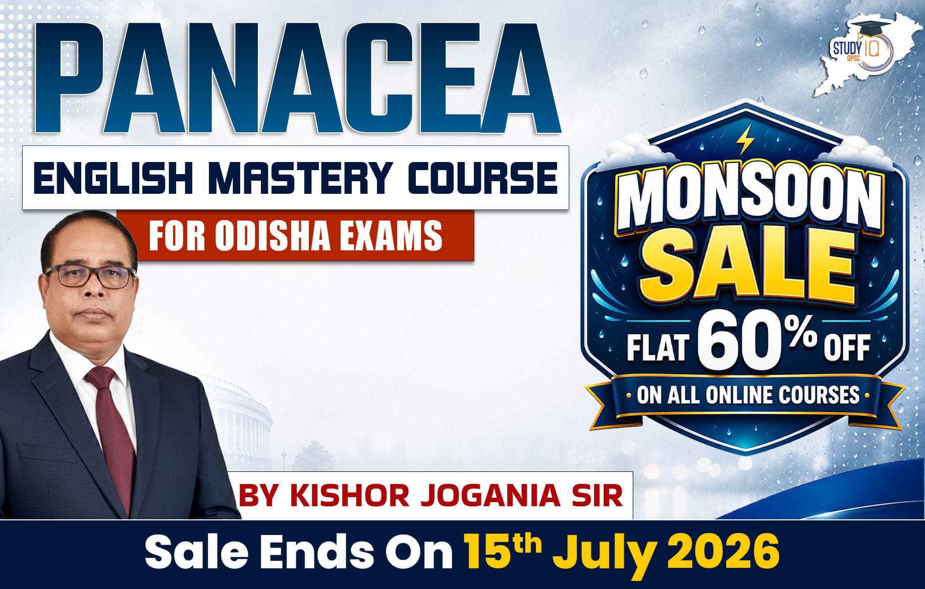 Panacea: English Mastery Course for Odisha Exams by Kishor Jogania Sir