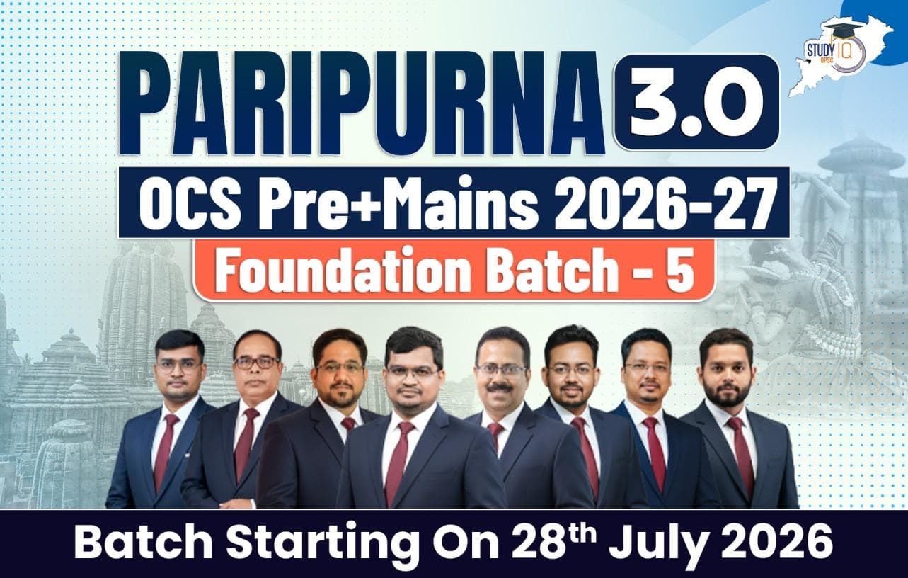 Paripurna 3.0: OPSC OCS 2026-2027 (Pre + Mains) Foundation Batch 5